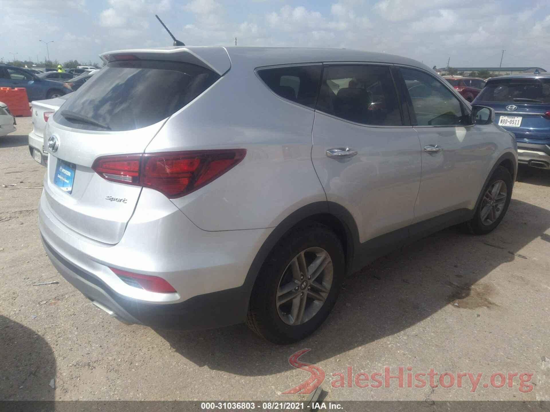 5XYZT3LB7JG544603 2018 HYUNDAI SANTA FE SPORT