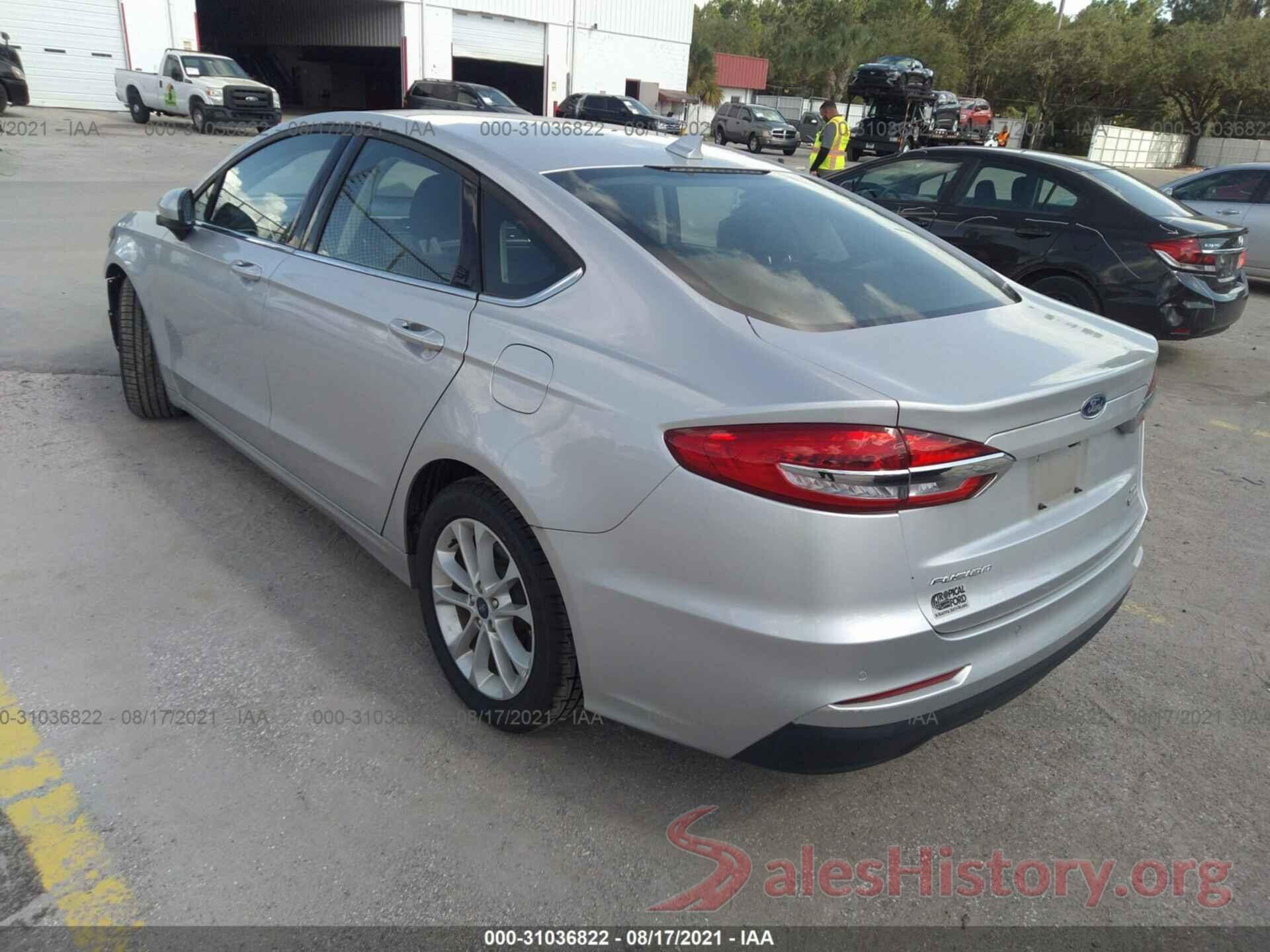 3FA6P0HD5KR186124 2019 FORD FUSION