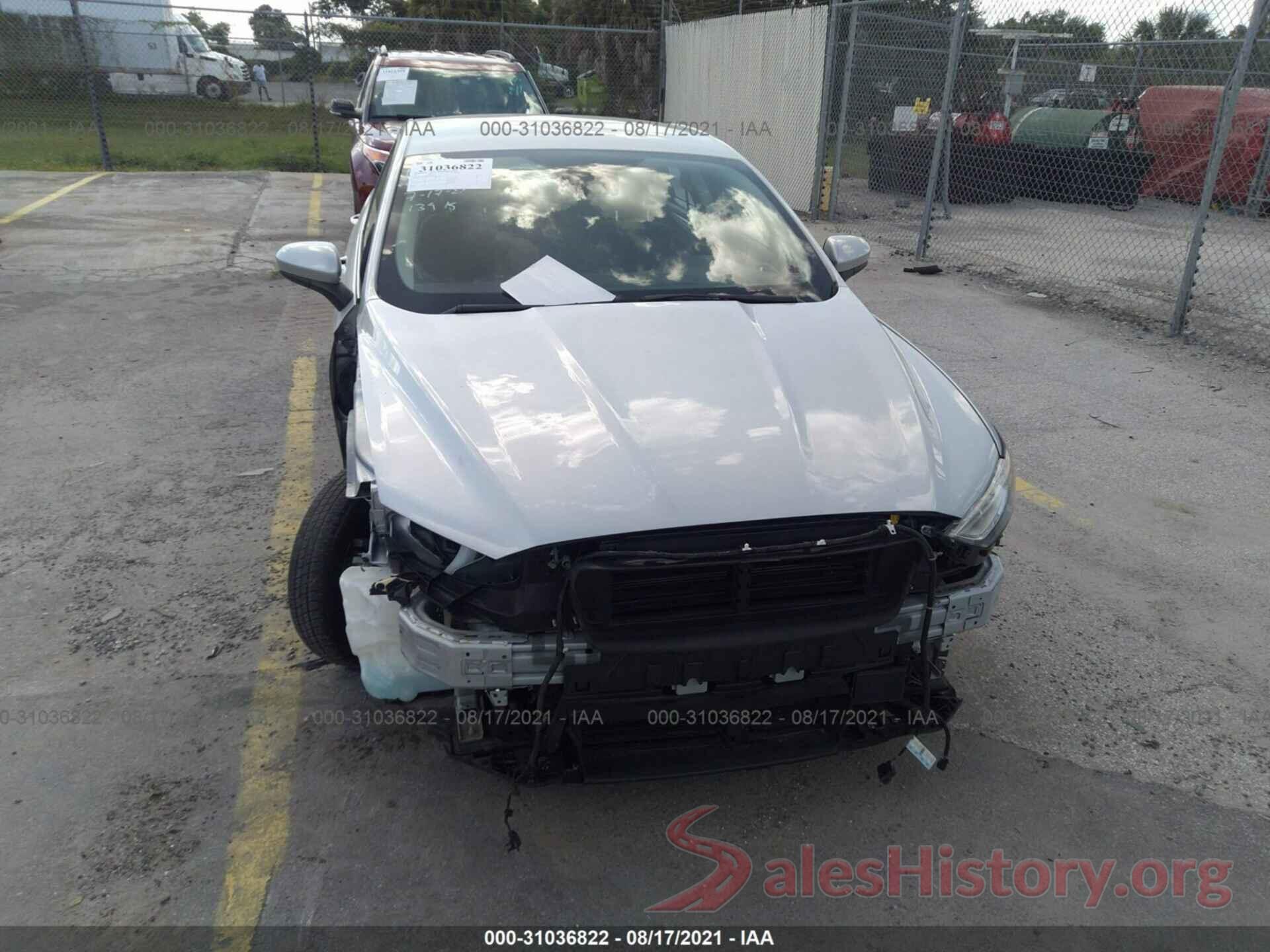 3FA6P0HD5KR186124 2019 FORD FUSION