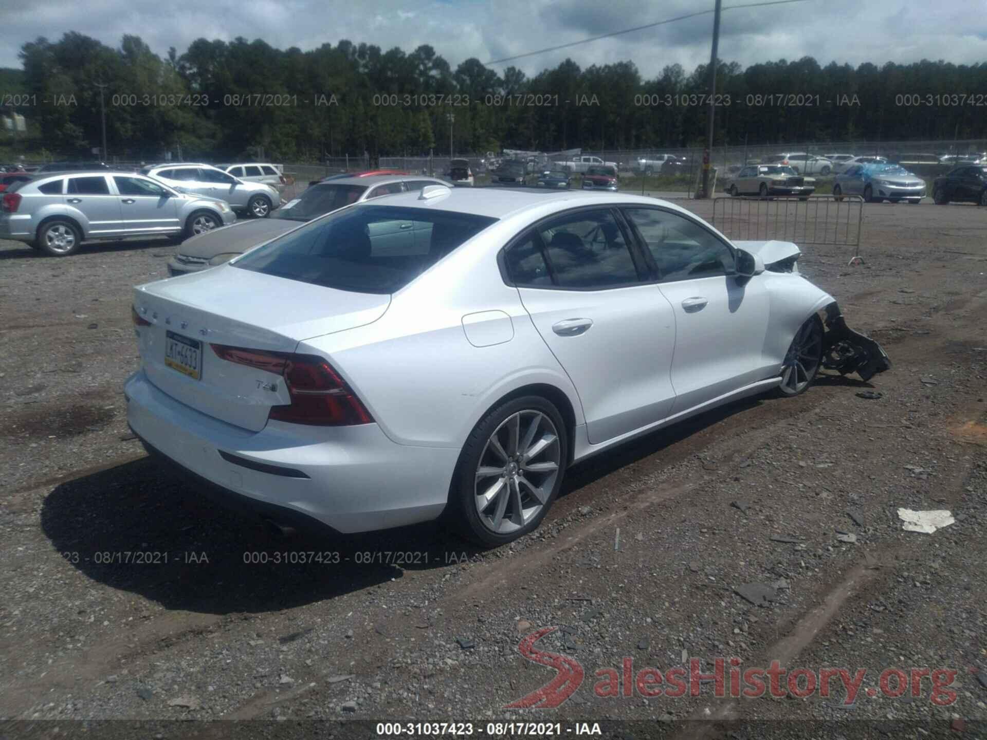 7JRA22TK9MG080744 2021 VOLVO S60