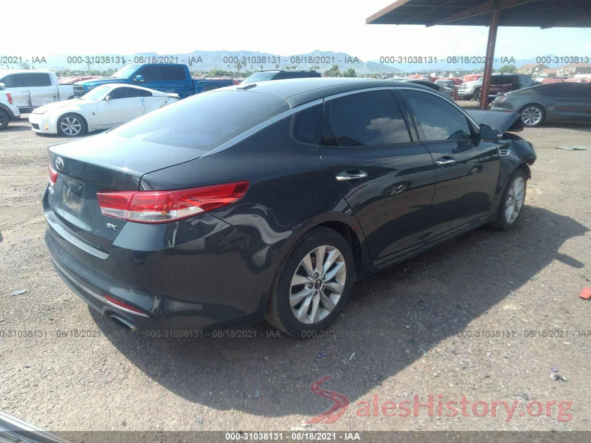 5XXGU4L32GG109004 2016 KIA OPTIMA