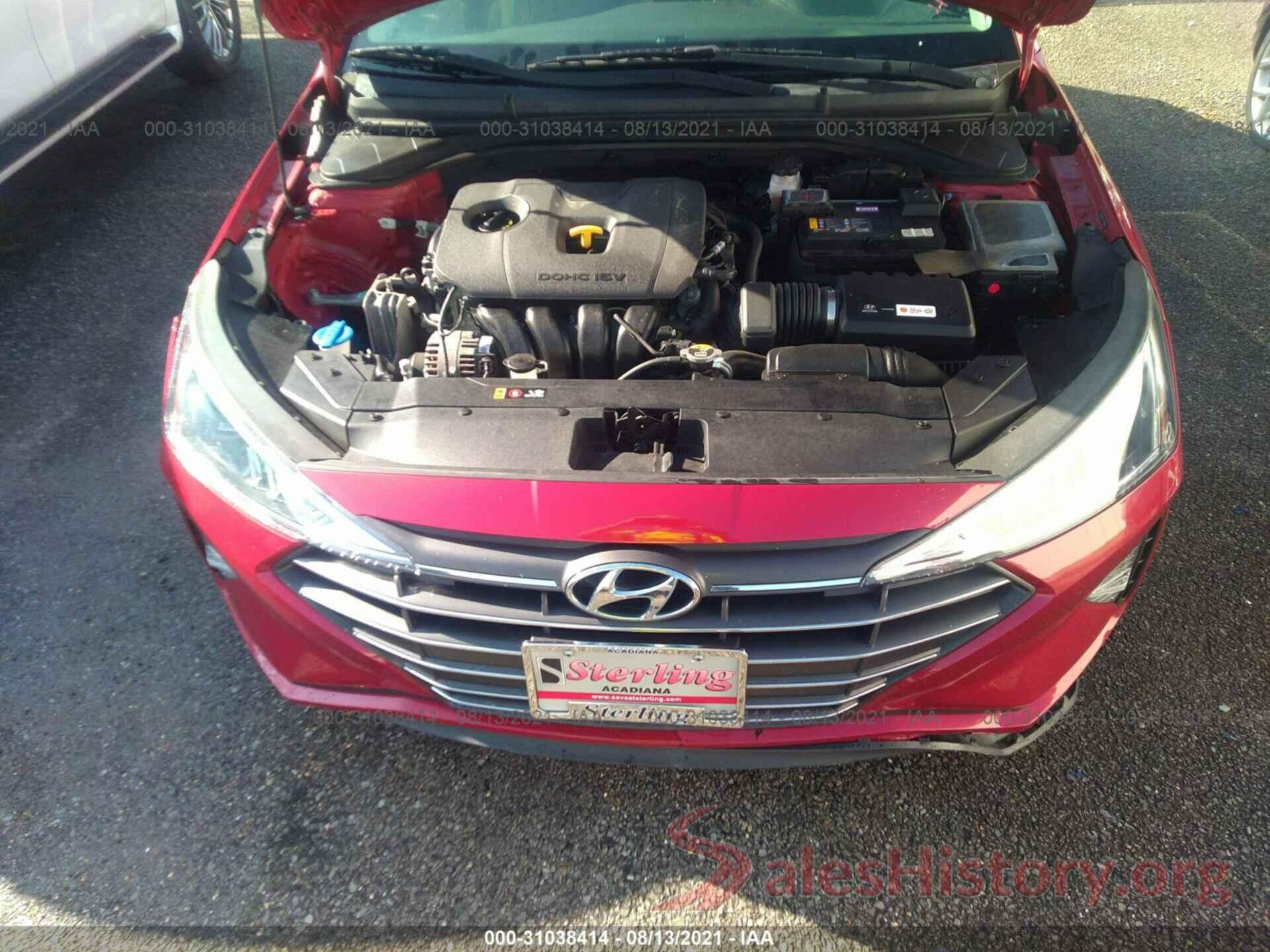 5NPD84LF4KH406662 2019 HYUNDAI ELANTRA