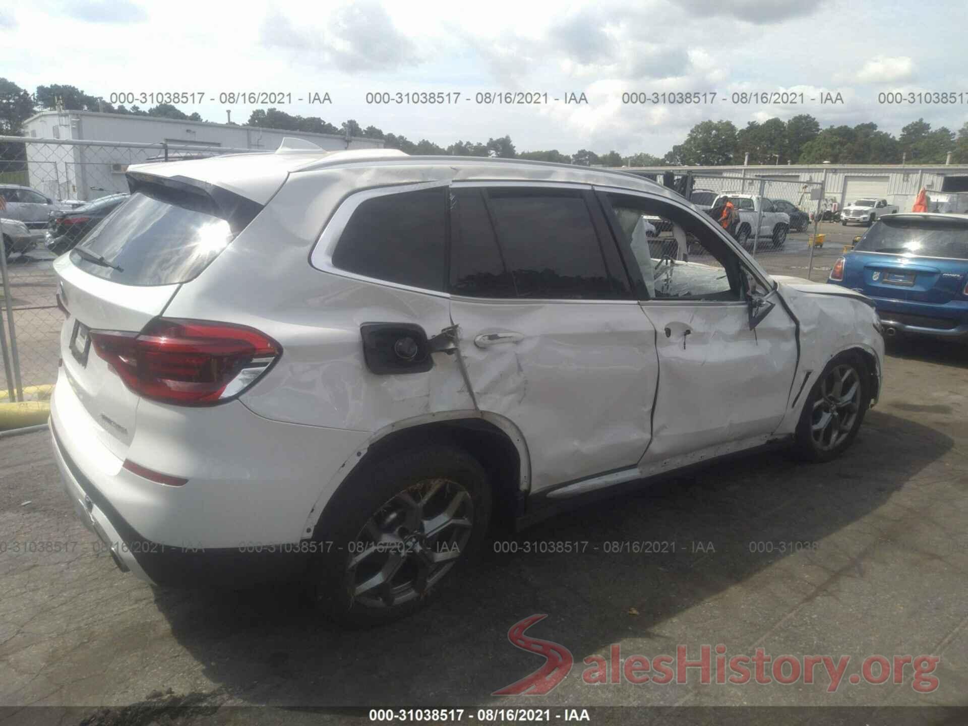 5UXTY5C06M9E37549 2021 BMW X3