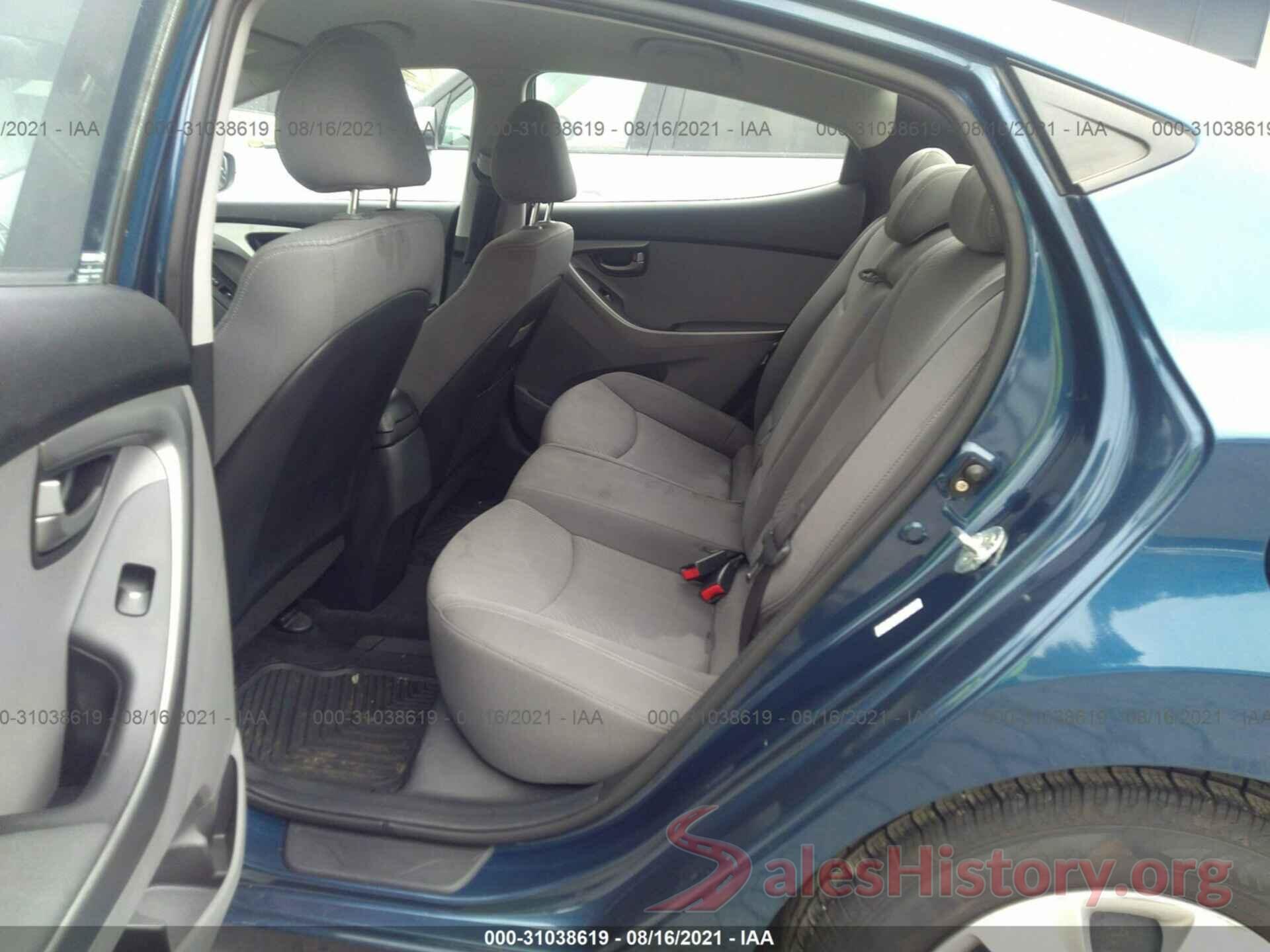 KMHDH4AE8GU543266 2016 HYUNDAI ELANTRA