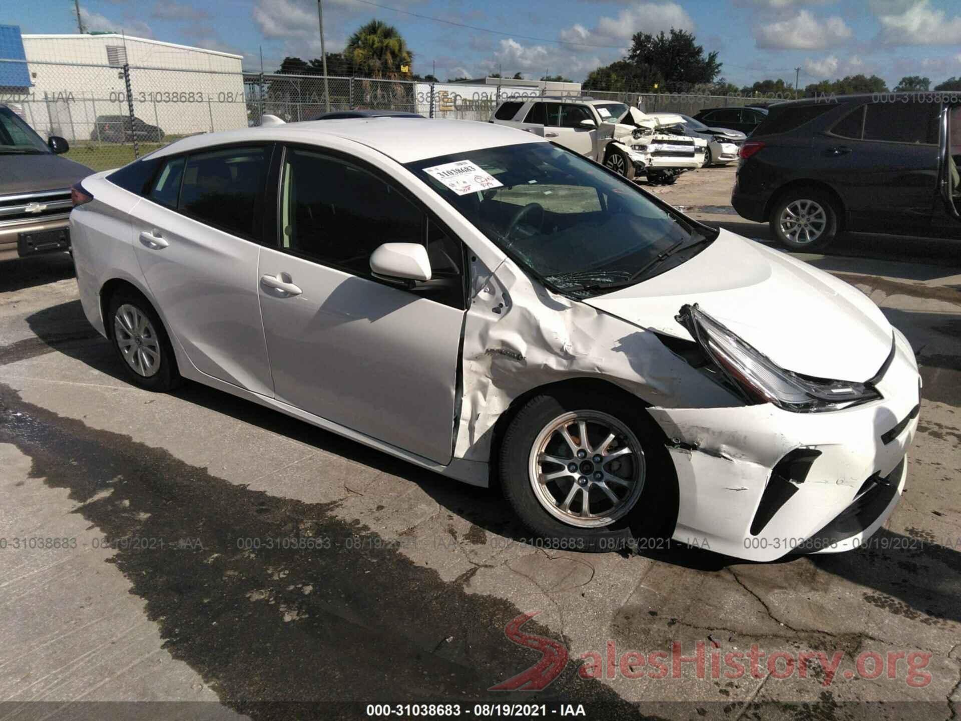 JTDKAMFU8M3141507 2021 TOYOTA PRIUS