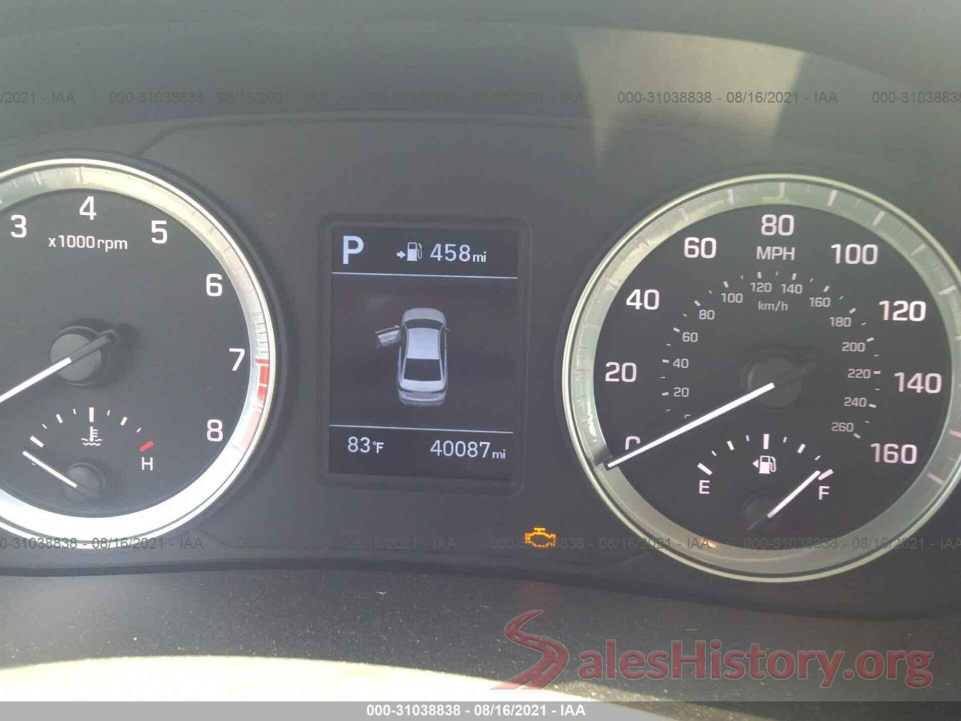 5NPE24AFXKH794649 2019 HYUNDAI SONATA