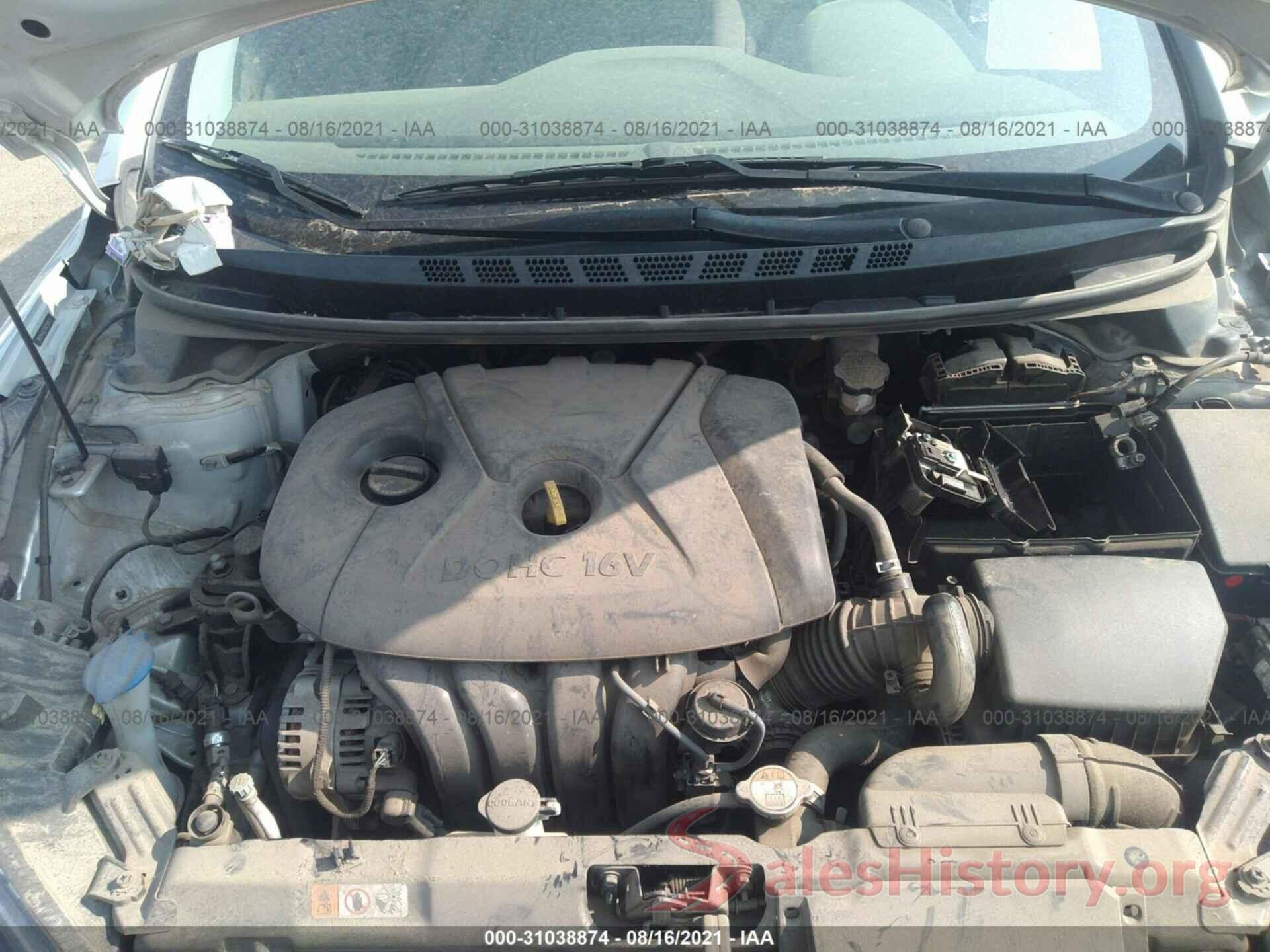 5NPDH4AE7GH792477 2016 HYUNDAI ELANTRA