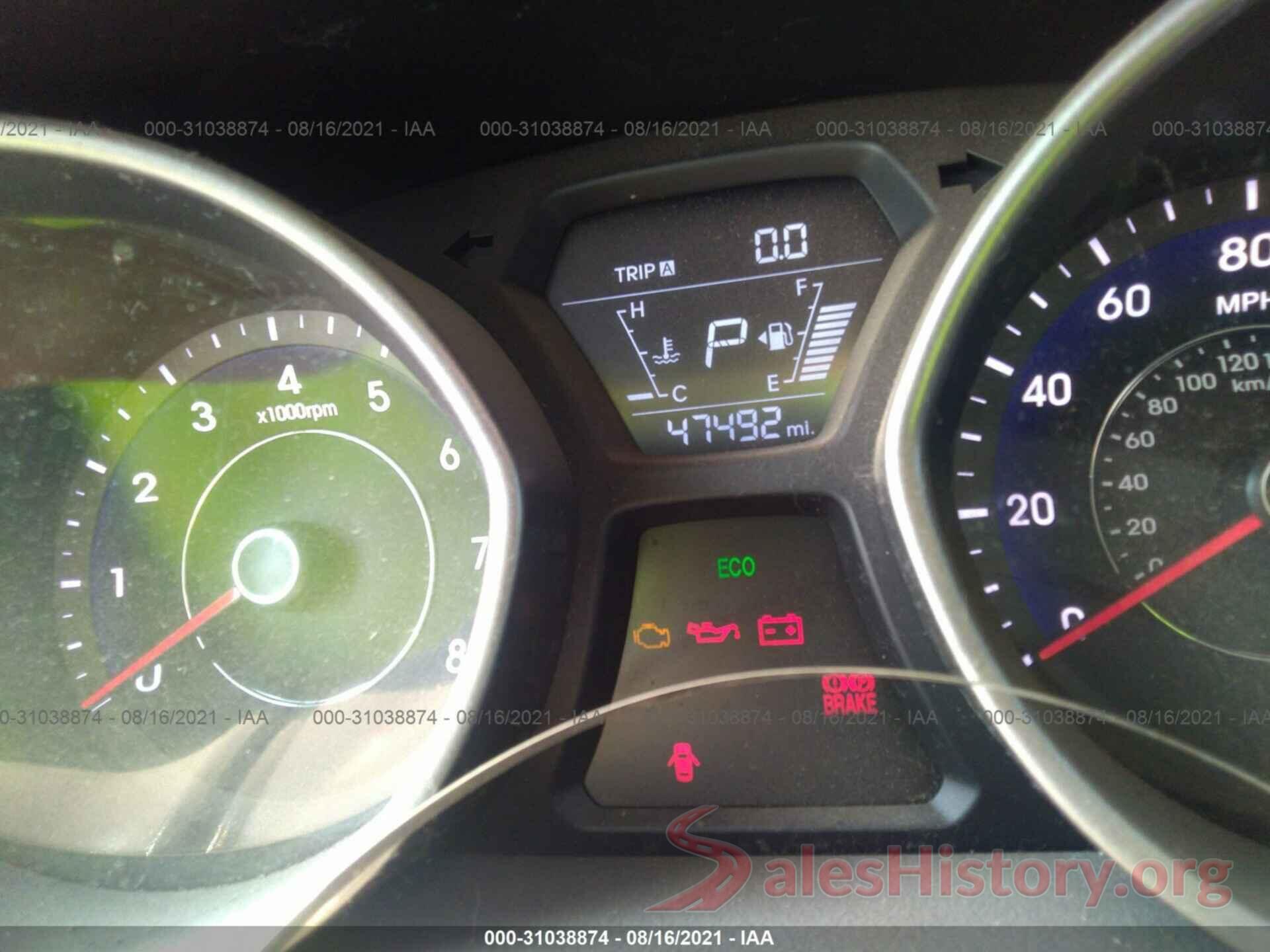 5NPDH4AE7GH792477 2016 HYUNDAI ELANTRA