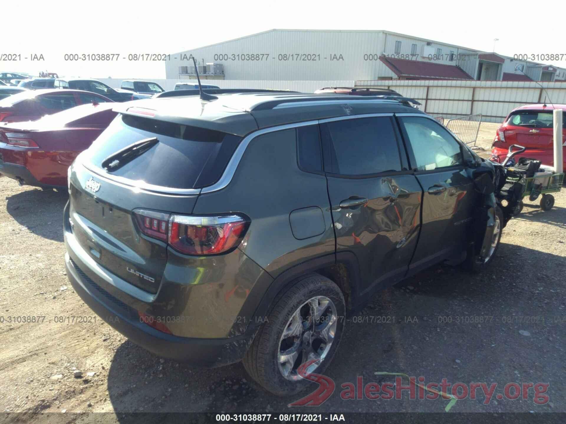 3C4NJDCB2LT119196 2020 JEEP COMPASS