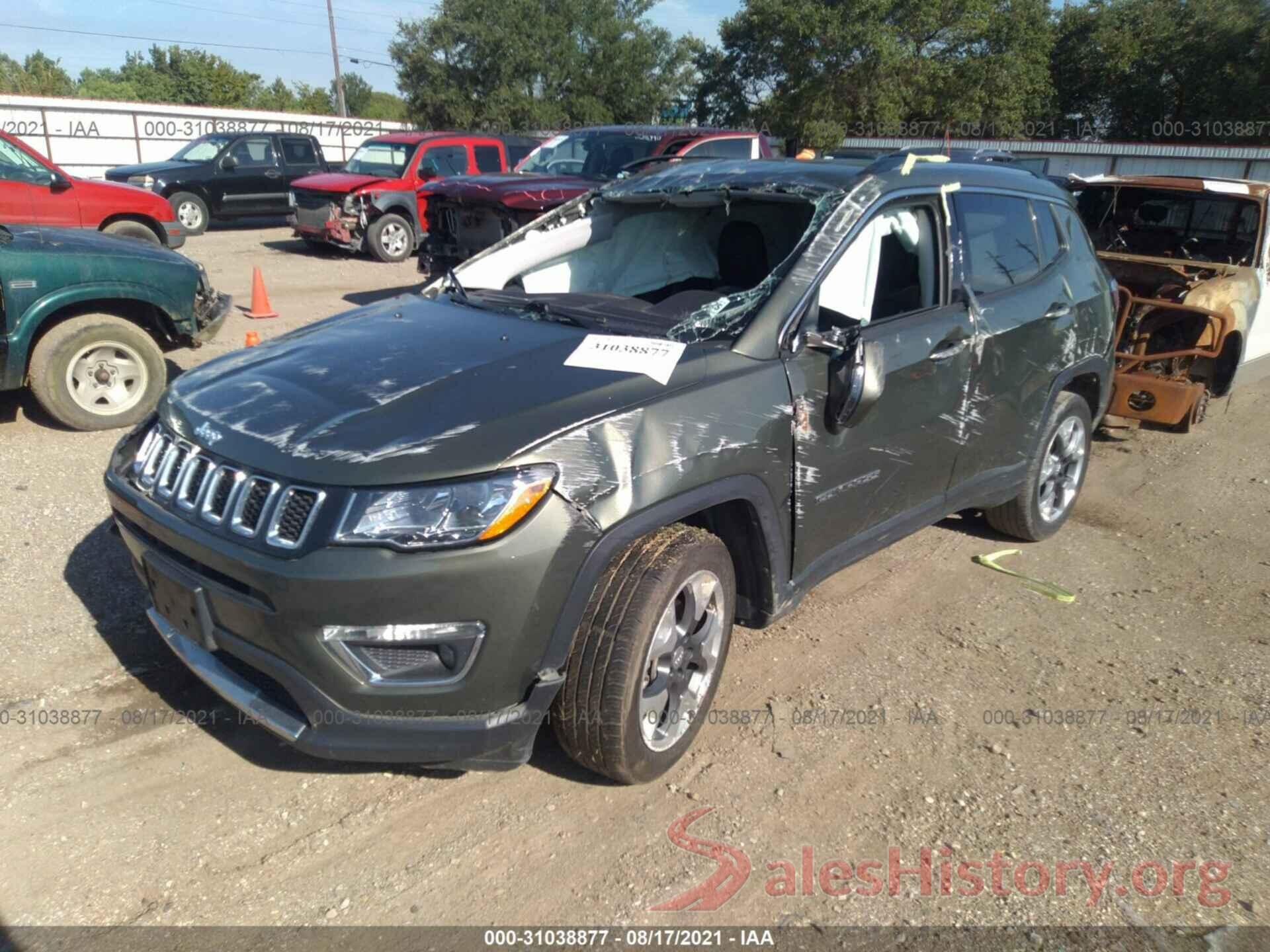 3C4NJDCB2LT119196 2020 JEEP COMPASS