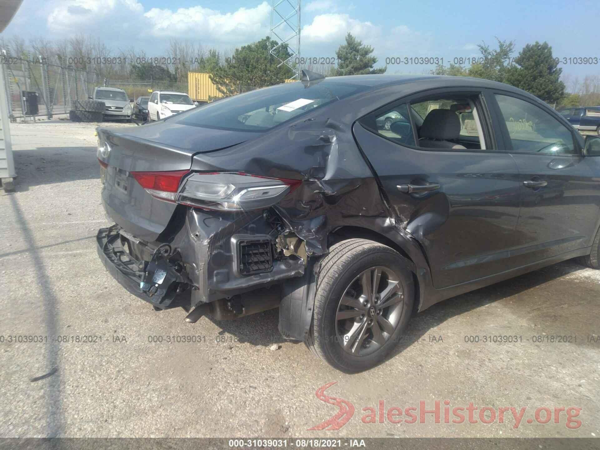 5NPD84LF7JH368357 2018 HYUNDAI ELANTRA