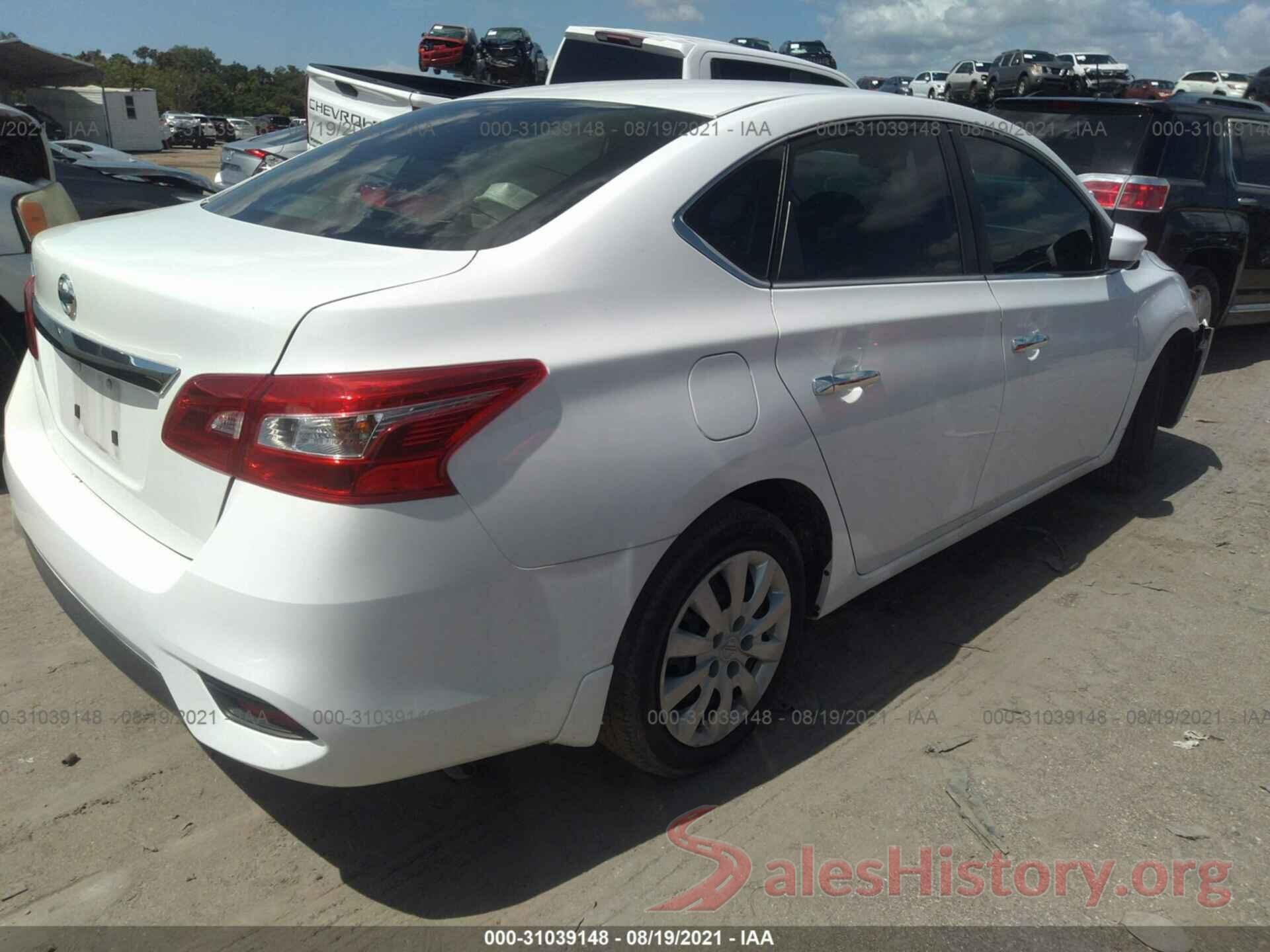 3N1AB7AP0KY250563 2019 NISSAN SENTRA