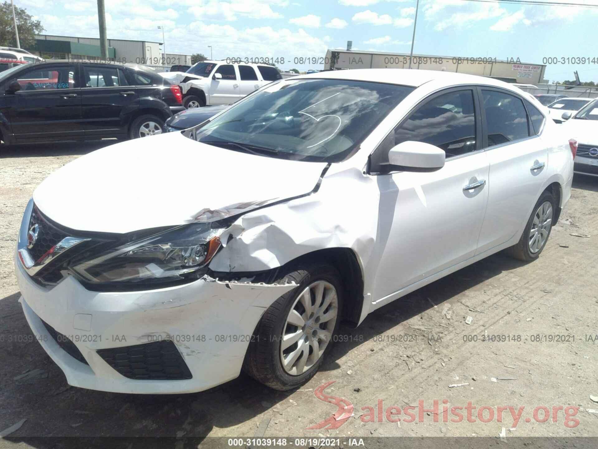 3N1AB7AP0KY250563 2019 NISSAN SENTRA