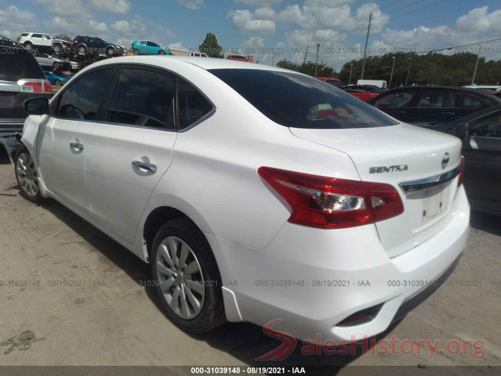 3N1AB7AP0KY250563 2019 NISSAN SENTRA