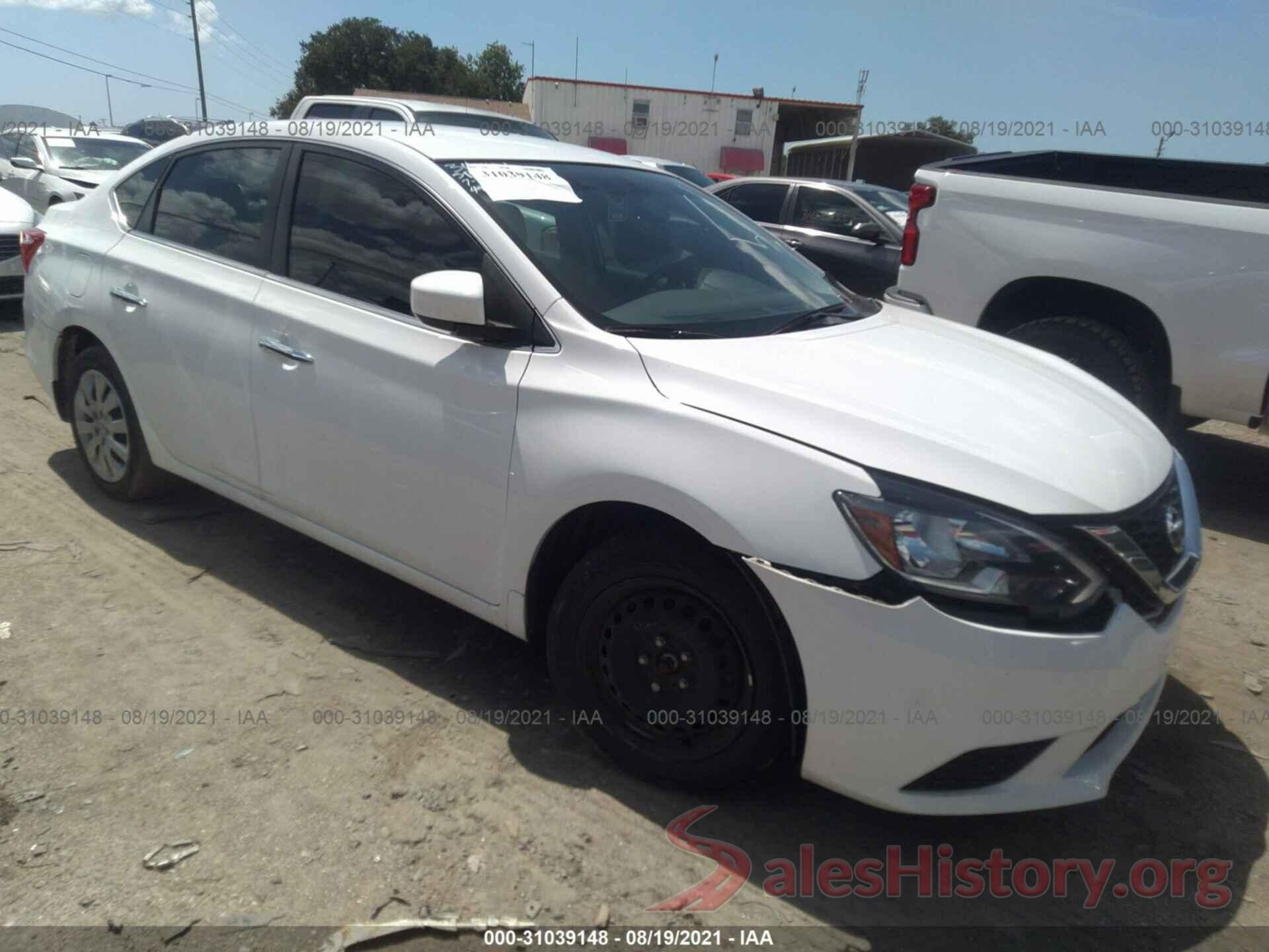 3N1AB7AP0KY250563 2019 NISSAN SENTRA