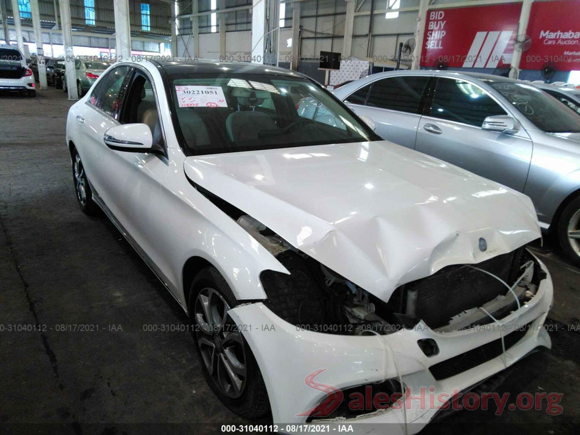 000WF4JB5GU132682 2016 MERCEDES-BENZ C-CLASS