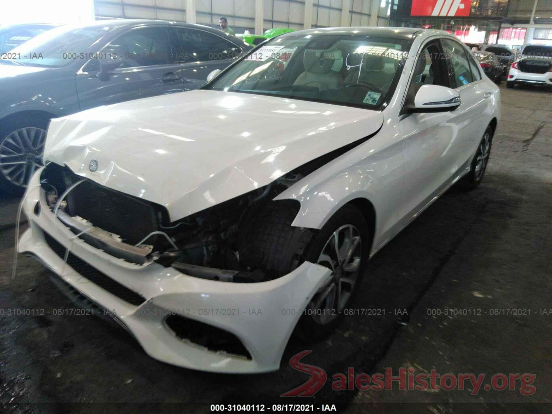 000WF4JB5GU132682 2016 MERCEDES-BENZ C-CLASS