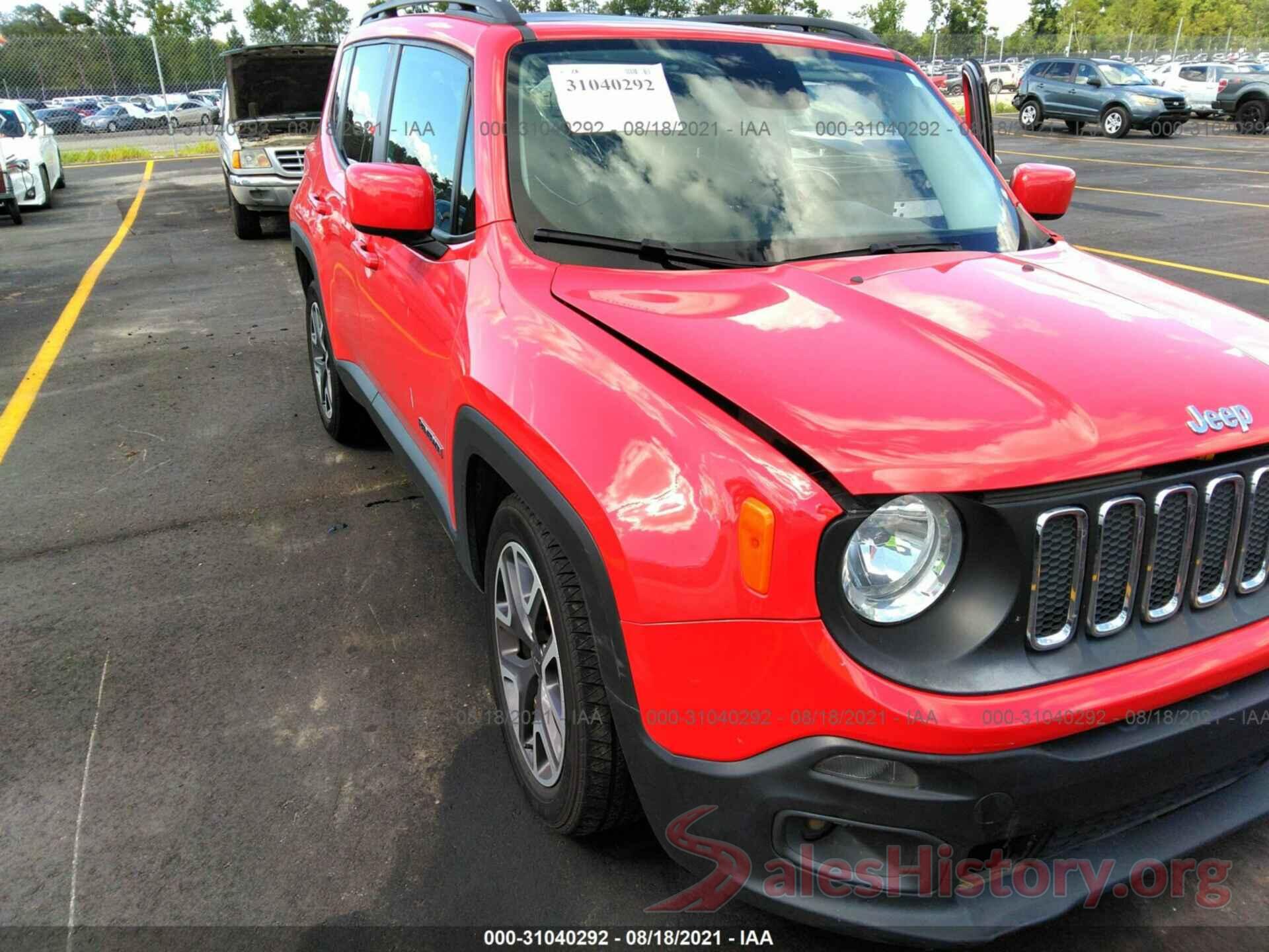 ZACCJABT4GPE25247 2016 JEEP RENEGADE