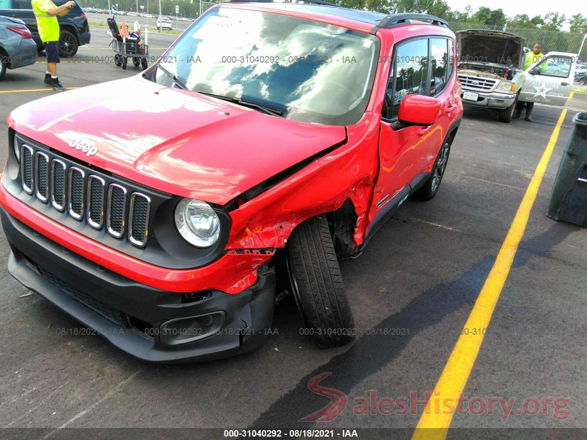 ZACCJABT4GPE25247 2016 JEEP RENEGADE