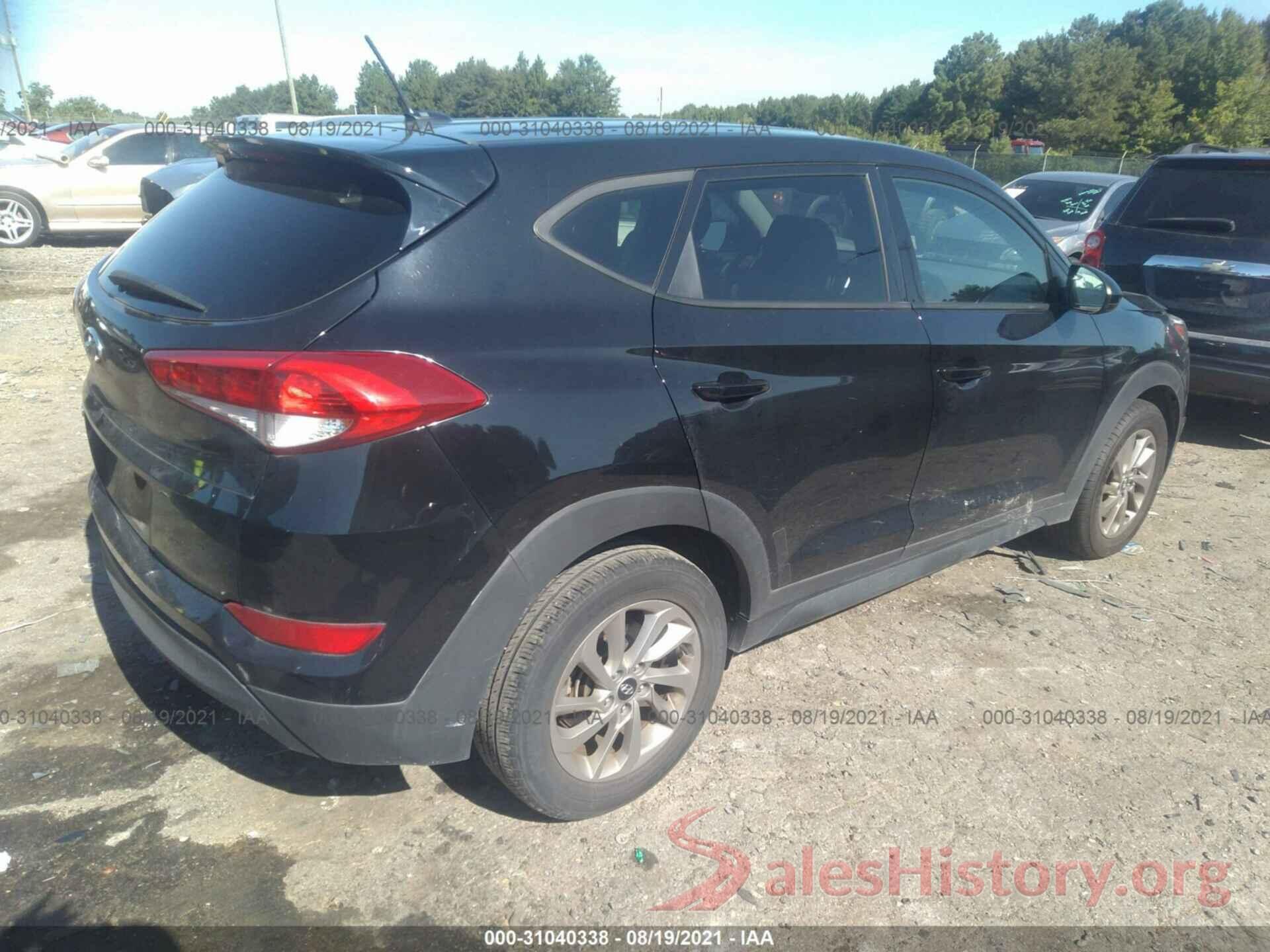 KM8J23A40HU416700 2017 HYUNDAI TUCSON