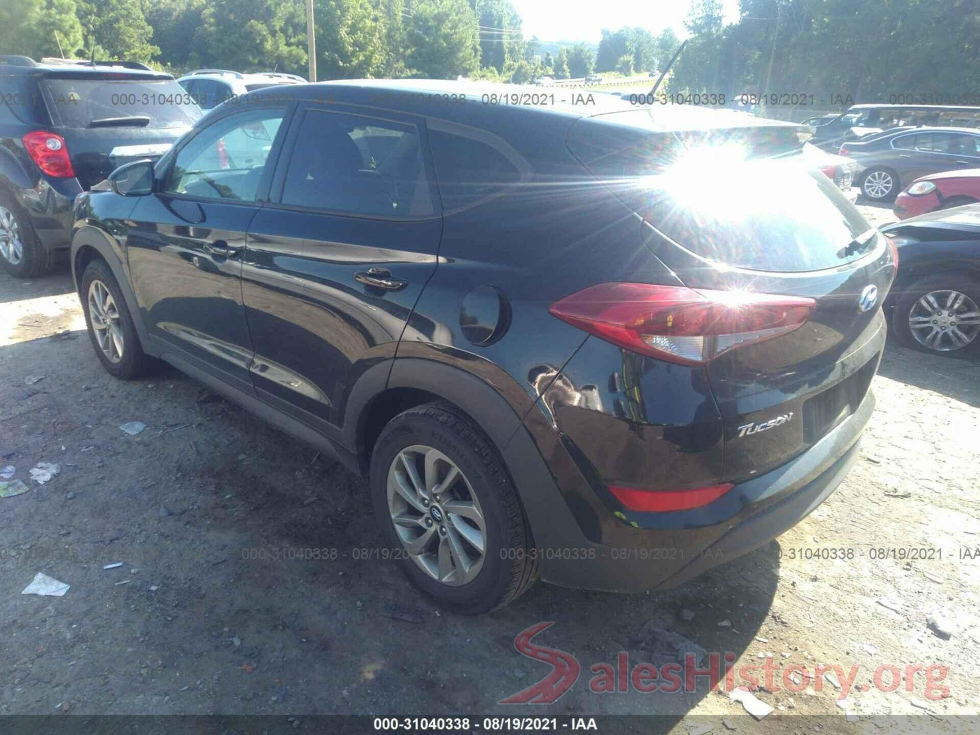 KM8J23A40HU416700 2017 HYUNDAI TUCSON