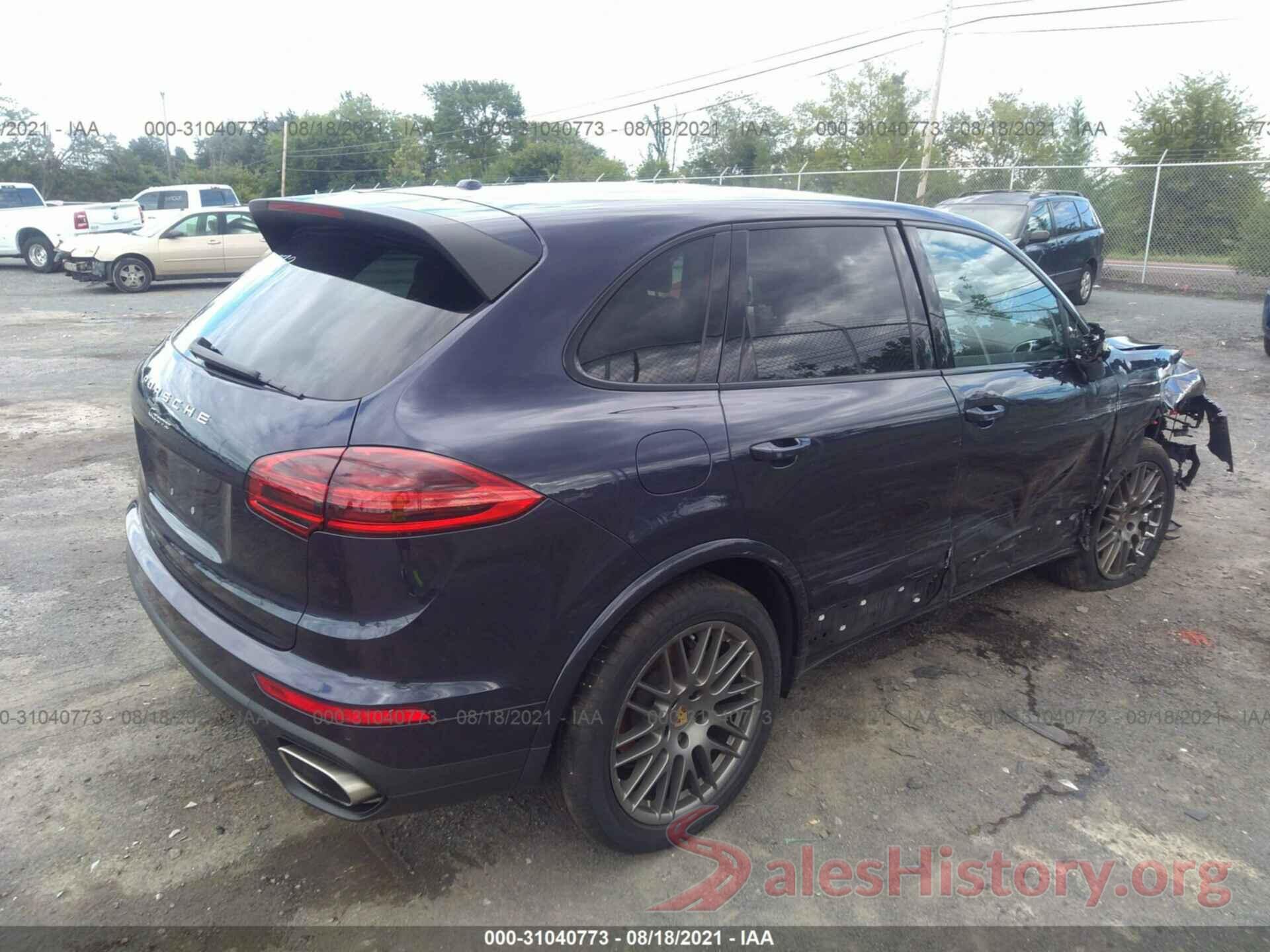 WP1AA2A24HKA80852 2017 PORSCHE CAYENNE