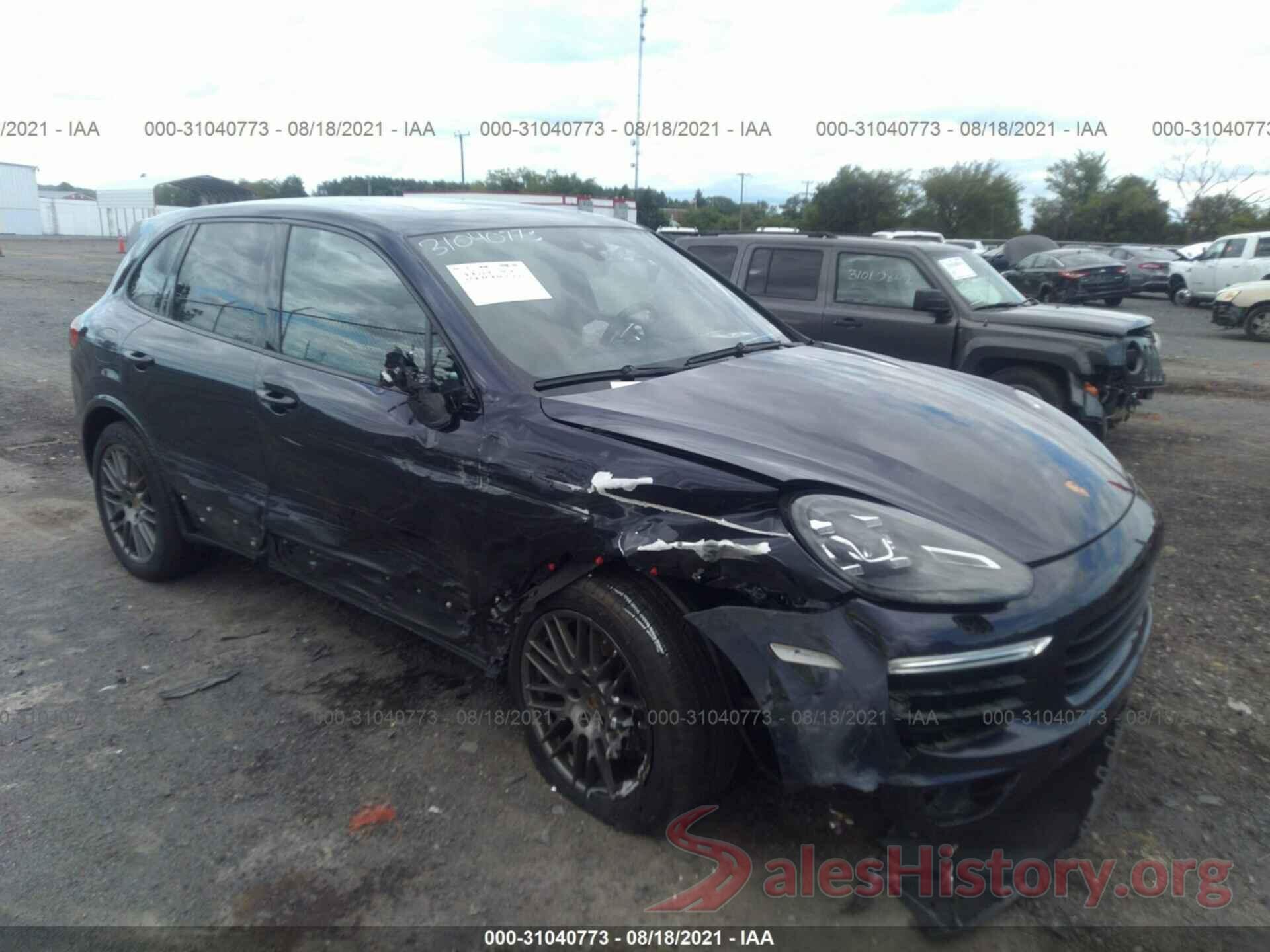 WP1AA2A24HKA80852 2017 PORSCHE CAYENNE