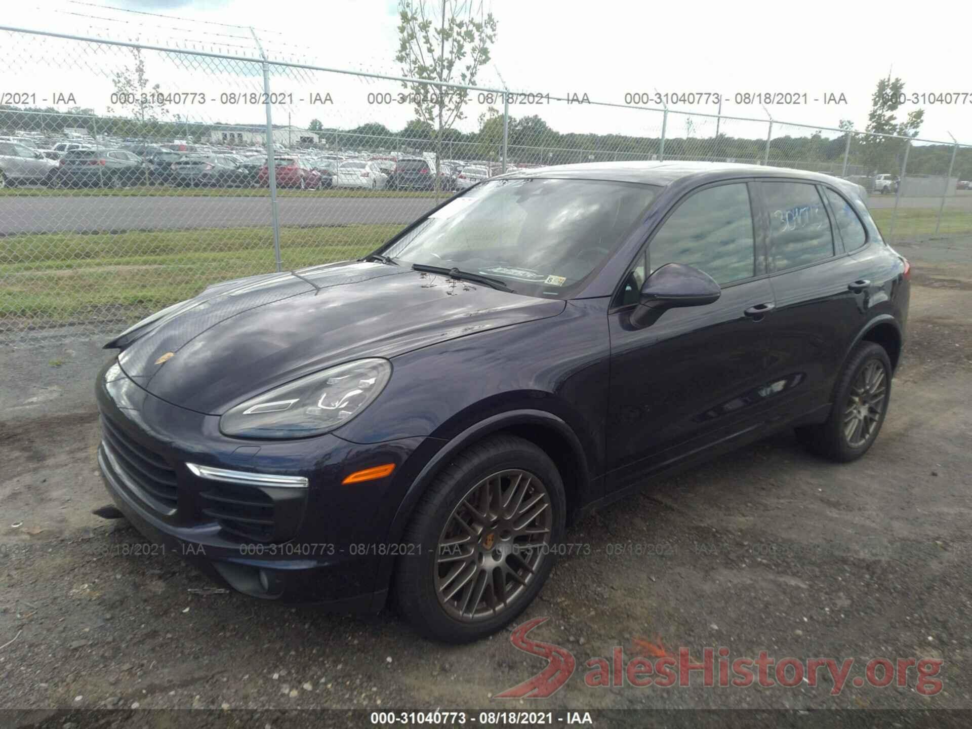 WP1AA2A24HKA80852 2017 PORSCHE CAYENNE