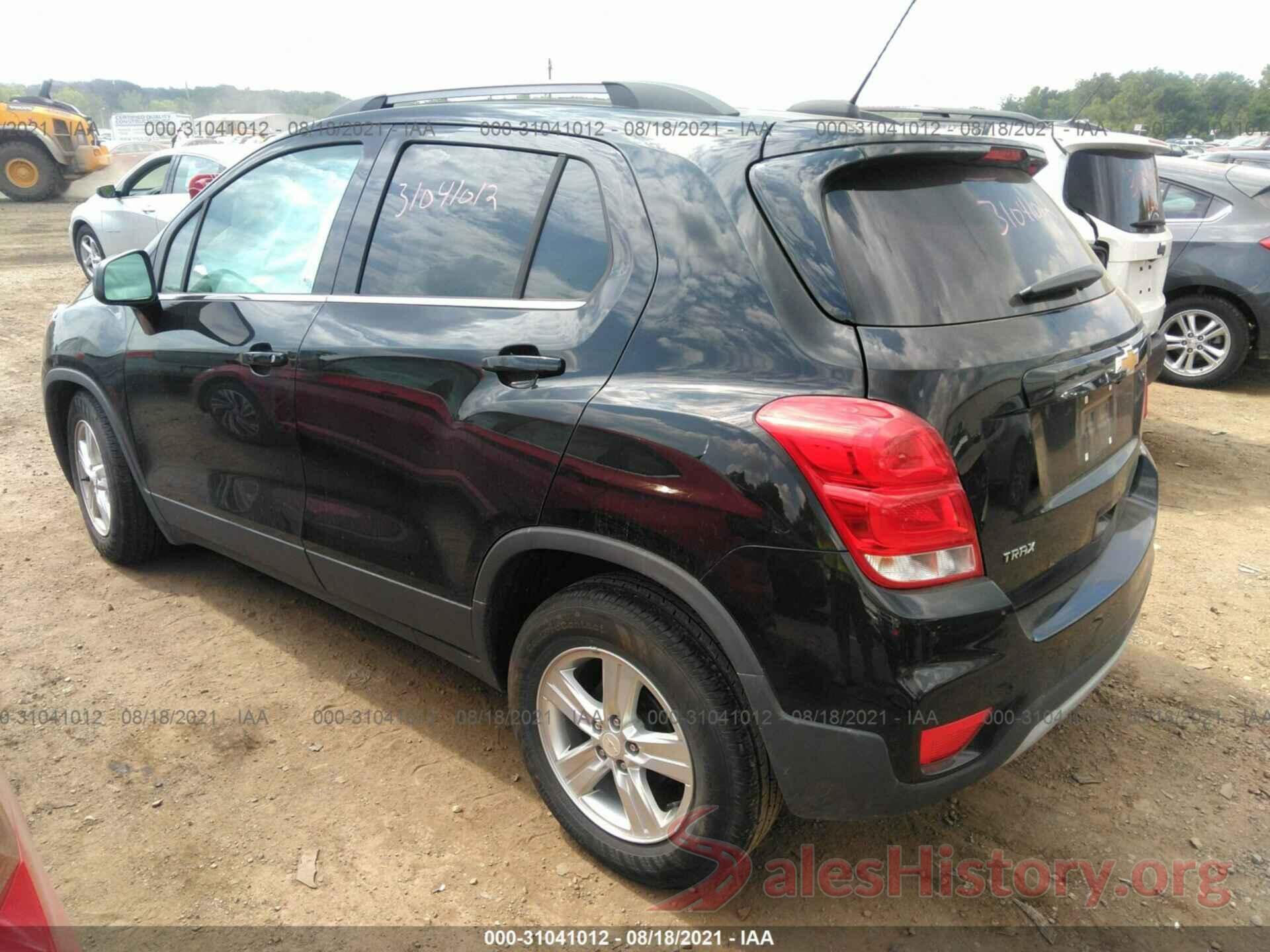 3GNCJLSB8KL337345 2019 CHEVROLET TRAX