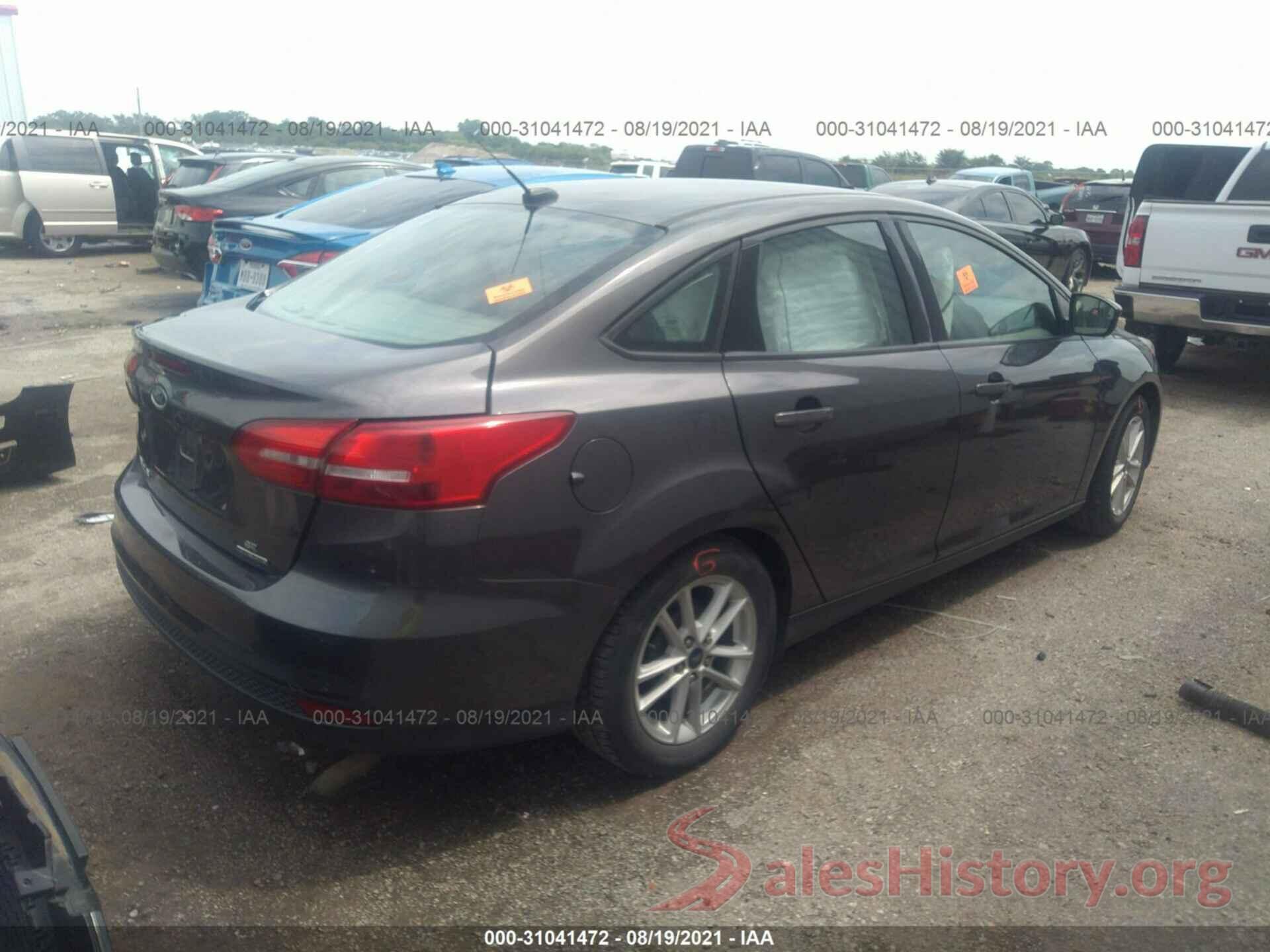 1FADP3F22GL318899 2016 FORD FOCUS