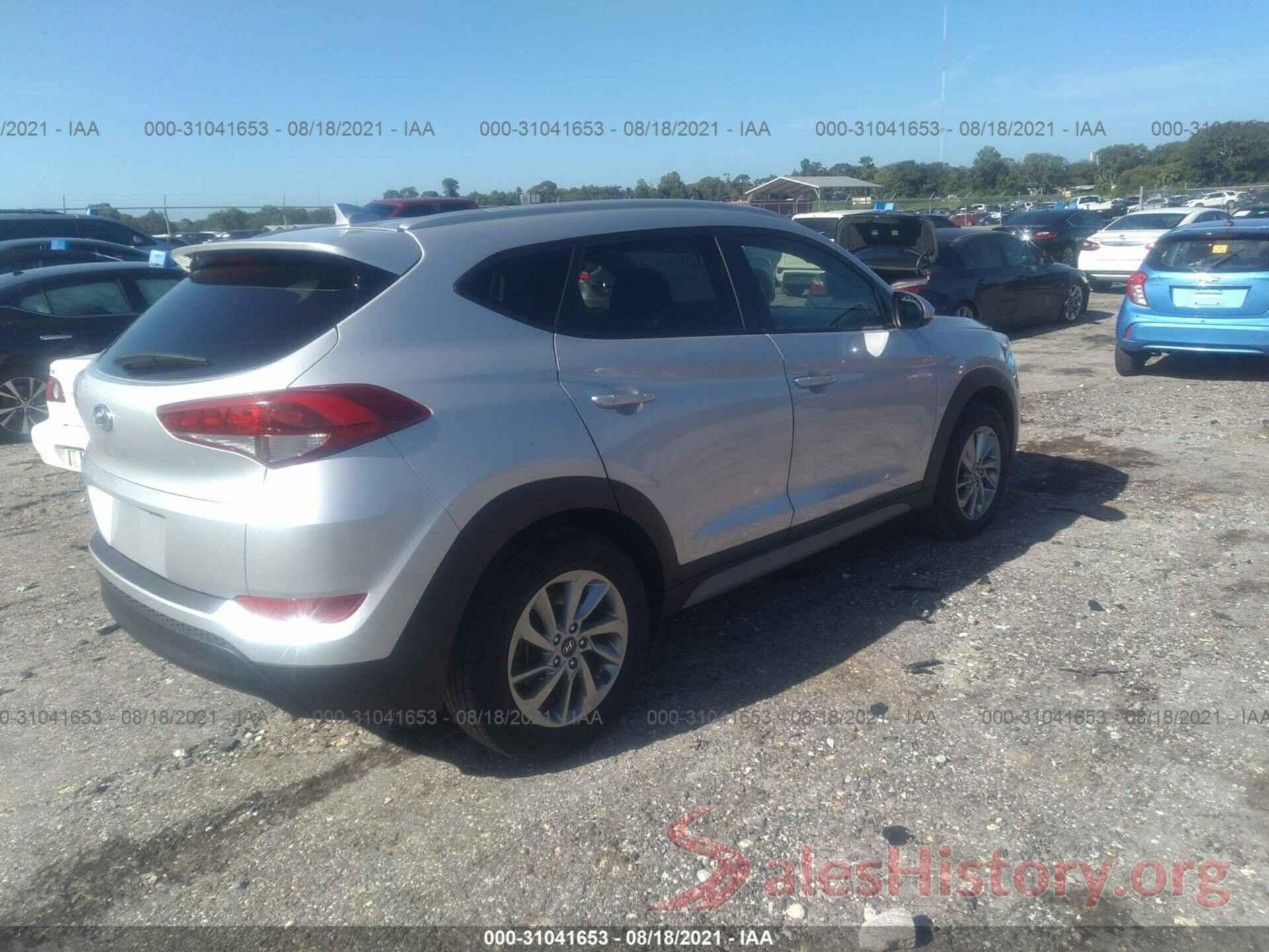 KM8J33A4XJU623274 2018 HYUNDAI TUCSON