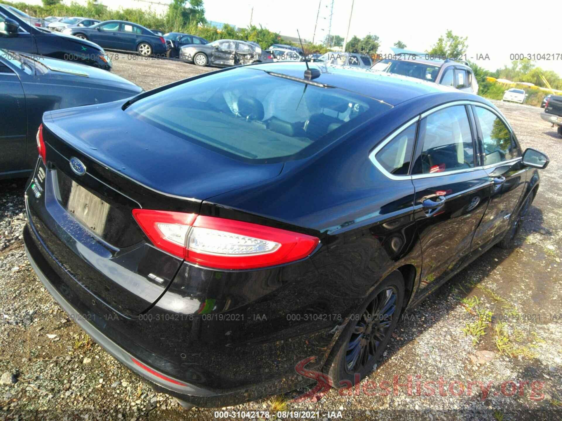 3FA6P0PU5GR294574 2016 FORD FUSION ENERGI