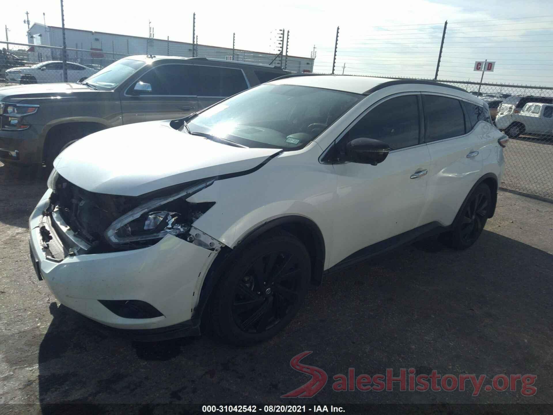 5N1AZ2MG4JN112121 2018 NISSAN MURANO