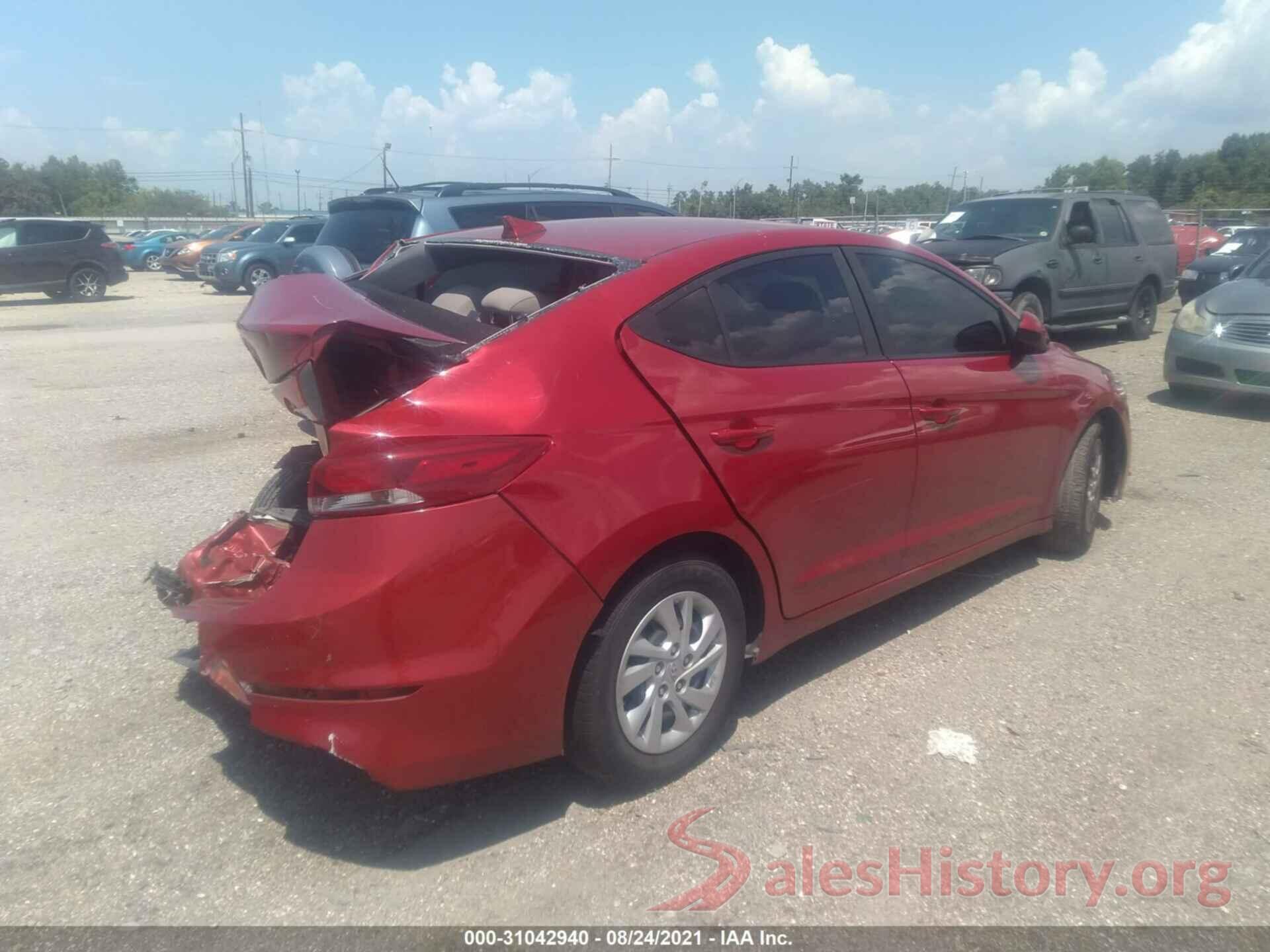 5NPD74LF8HH150683 2017 HYUNDAI ELANTRA