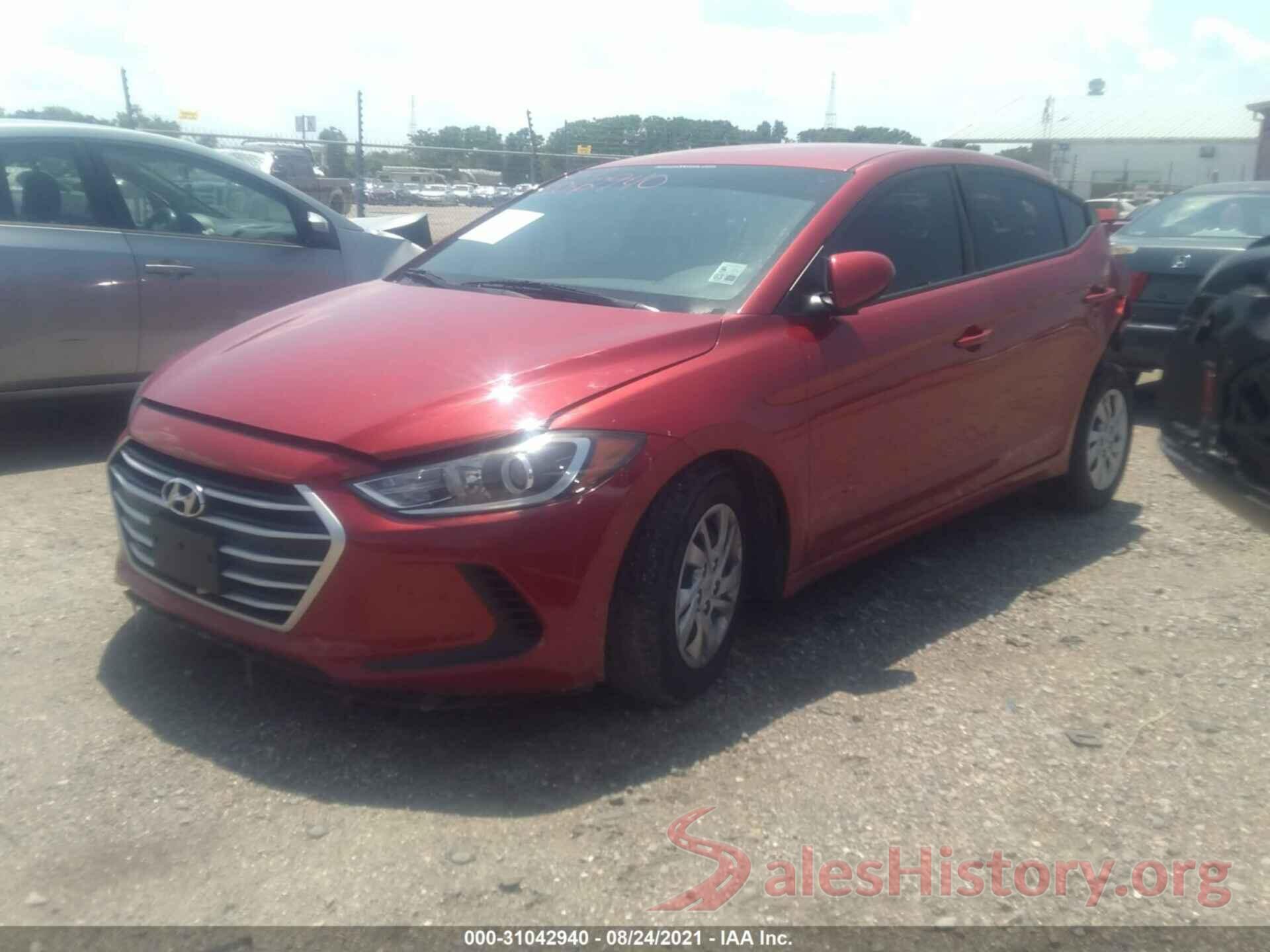 5NPD74LF8HH150683 2017 HYUNDAI ELANTRA