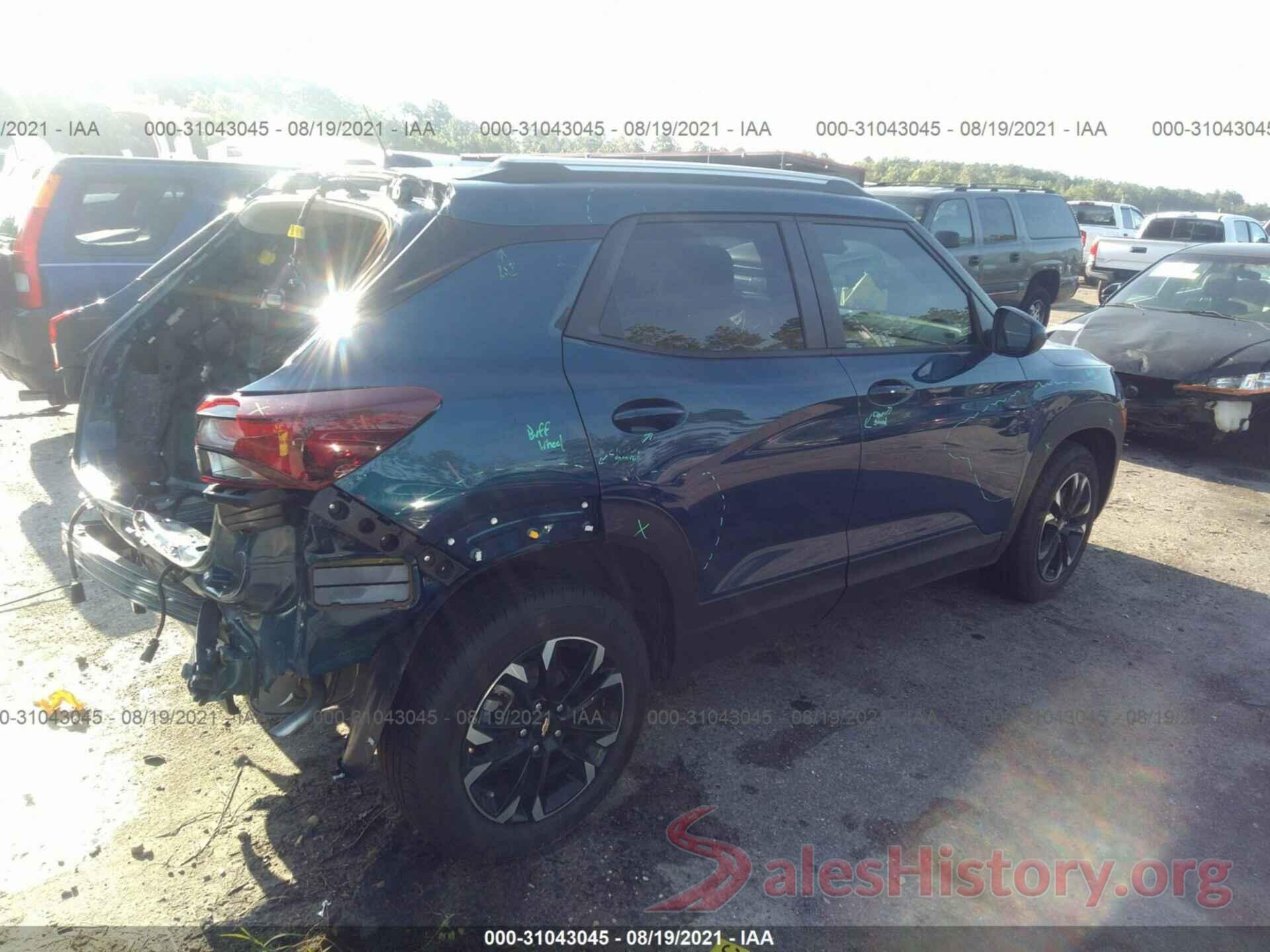 KL79MPSLXMB080684 2021 CHEVROLET TRAILBLAZER