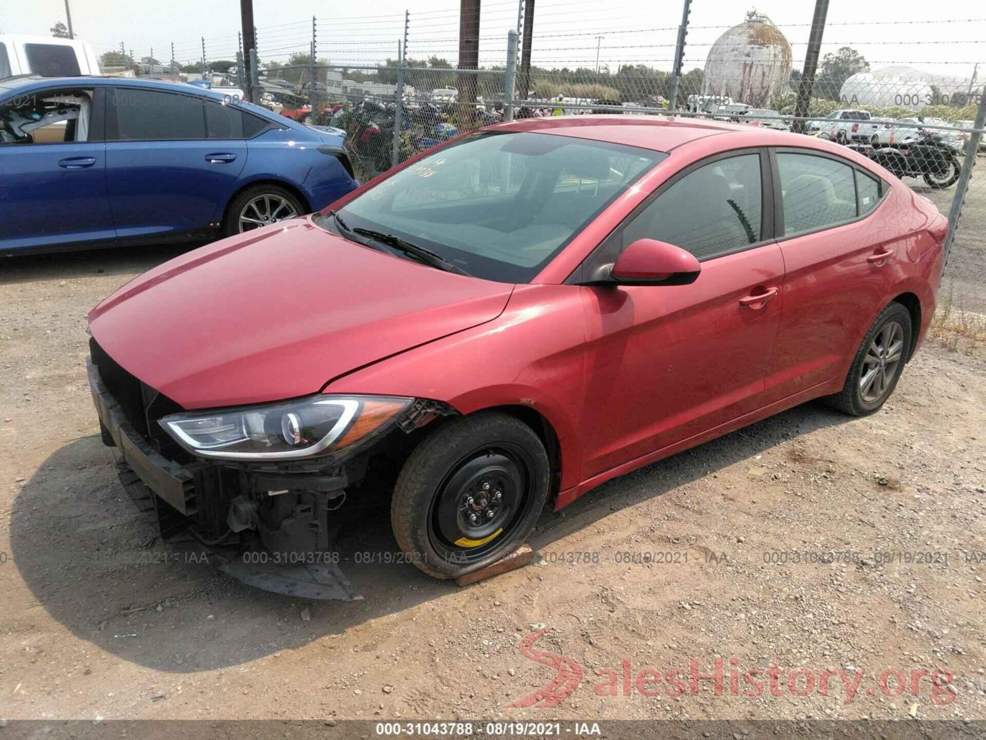 5NPD84LF9JH269247 2018 HYUNDAI ELANTRA