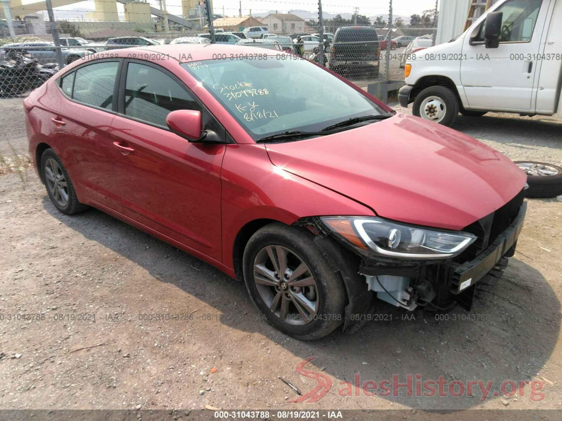 5NPD84LF9JH269247 2018 HYUNDAI ELANTRA