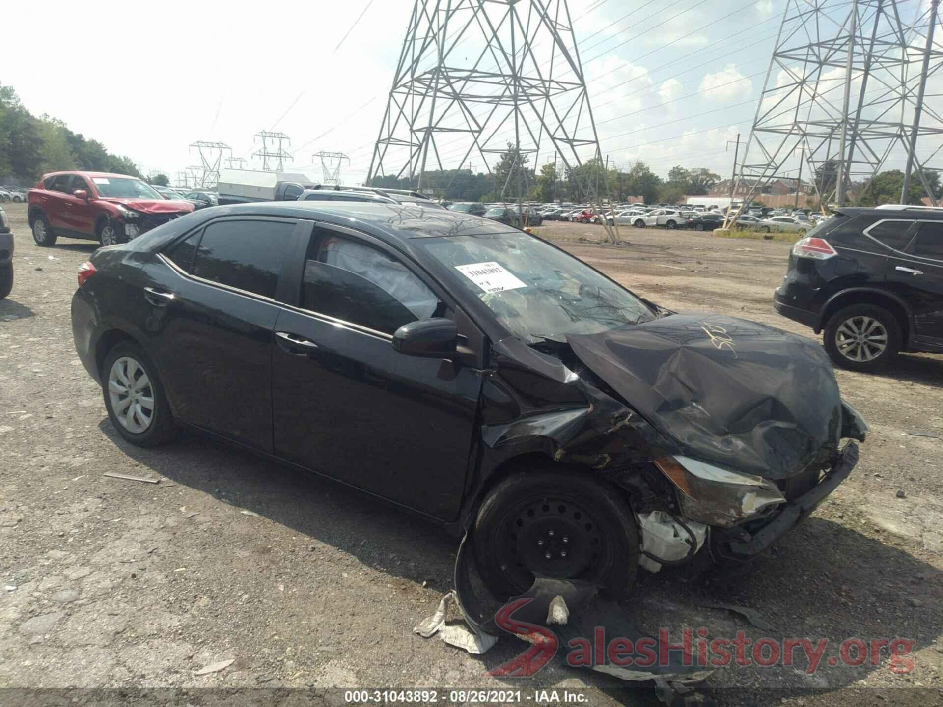 5YFBURHE4GP426453 2016 TOYOTA COROLLA