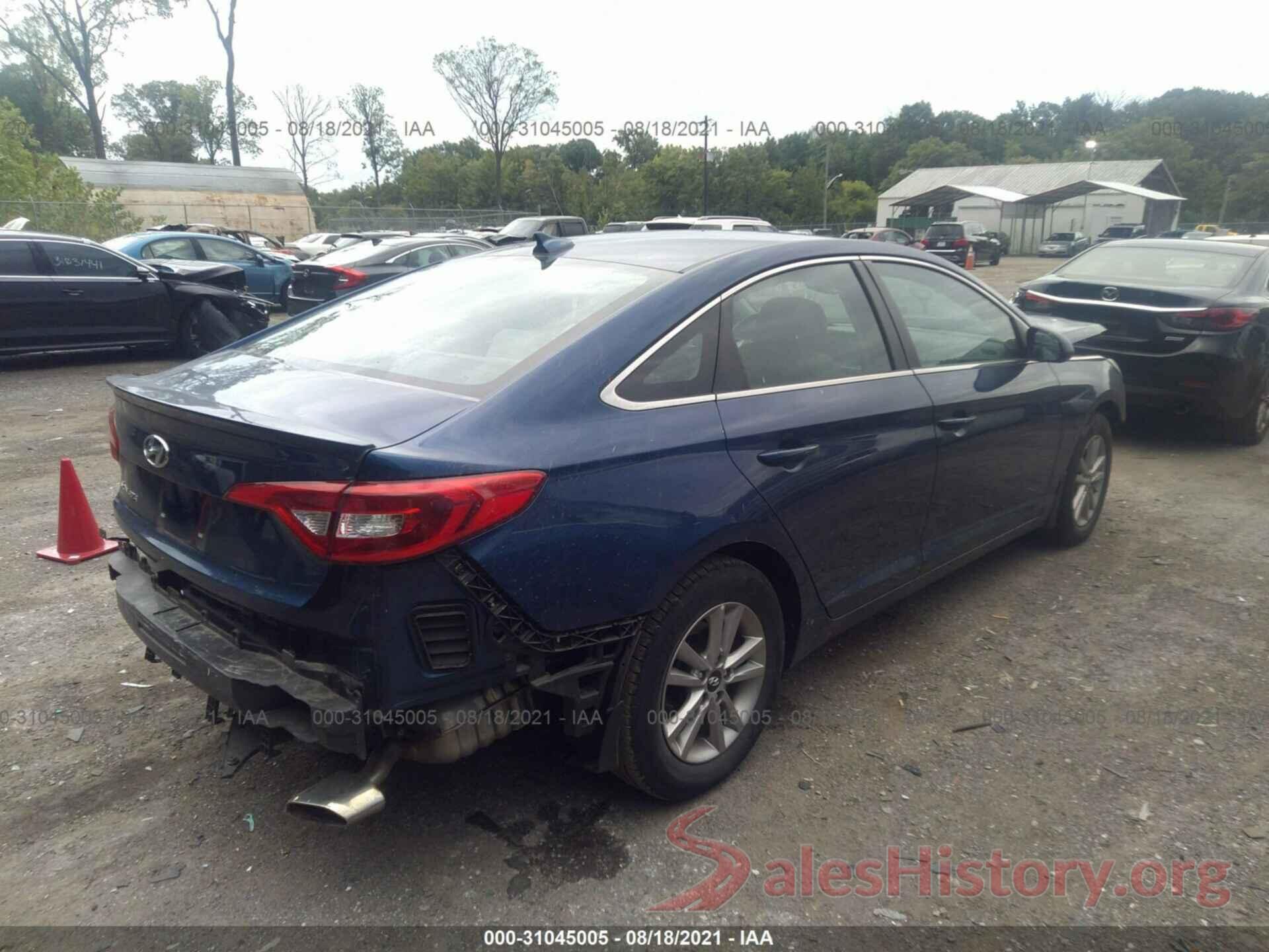 5NPE24AFXHH437447 2017 HYUNDAI SONATA