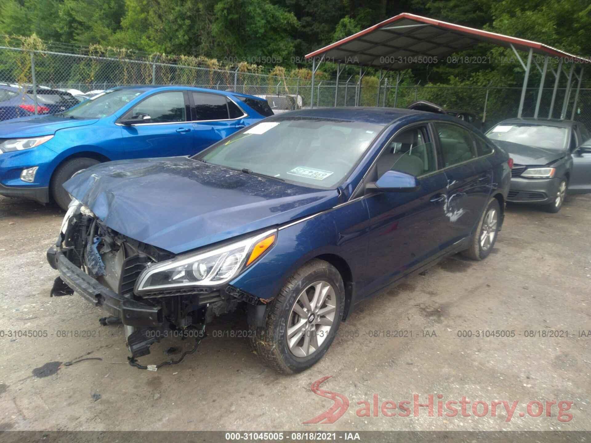 5NPE24AFXHH437447 2017 HYUNDAI SONATA