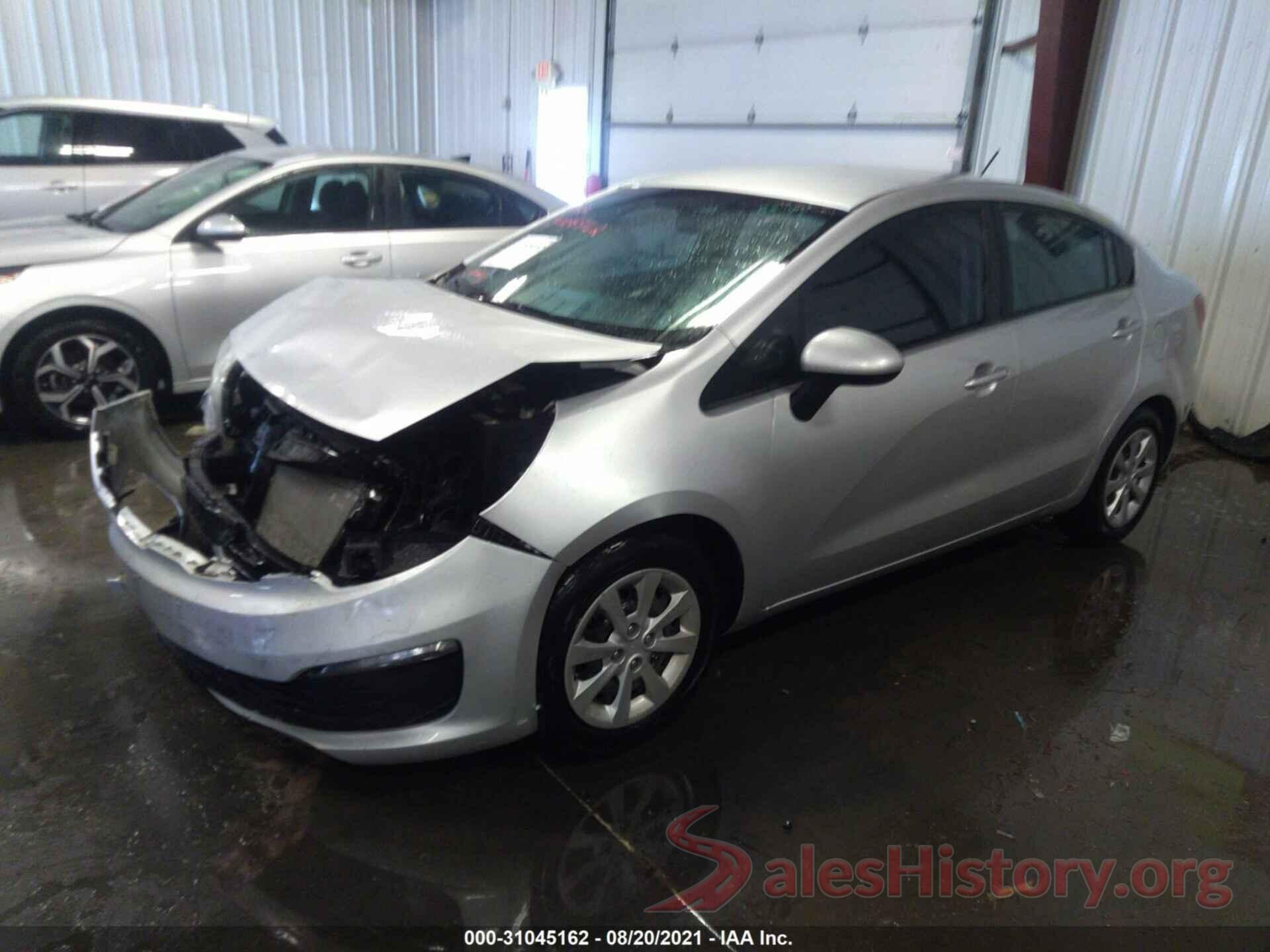 KNADM4A3XG6691158 2016 KIA RIO