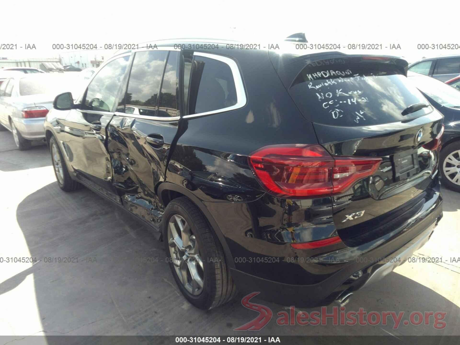 5UXTY3C04L9D28140 2020 BMW X3