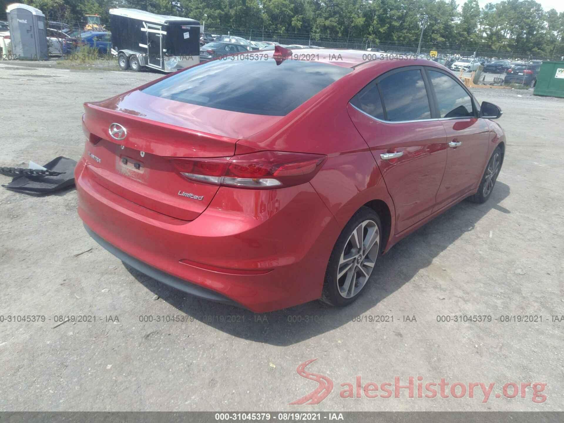 5NPD84LF3HH012420 2017 HYUNDAI ELANTRA