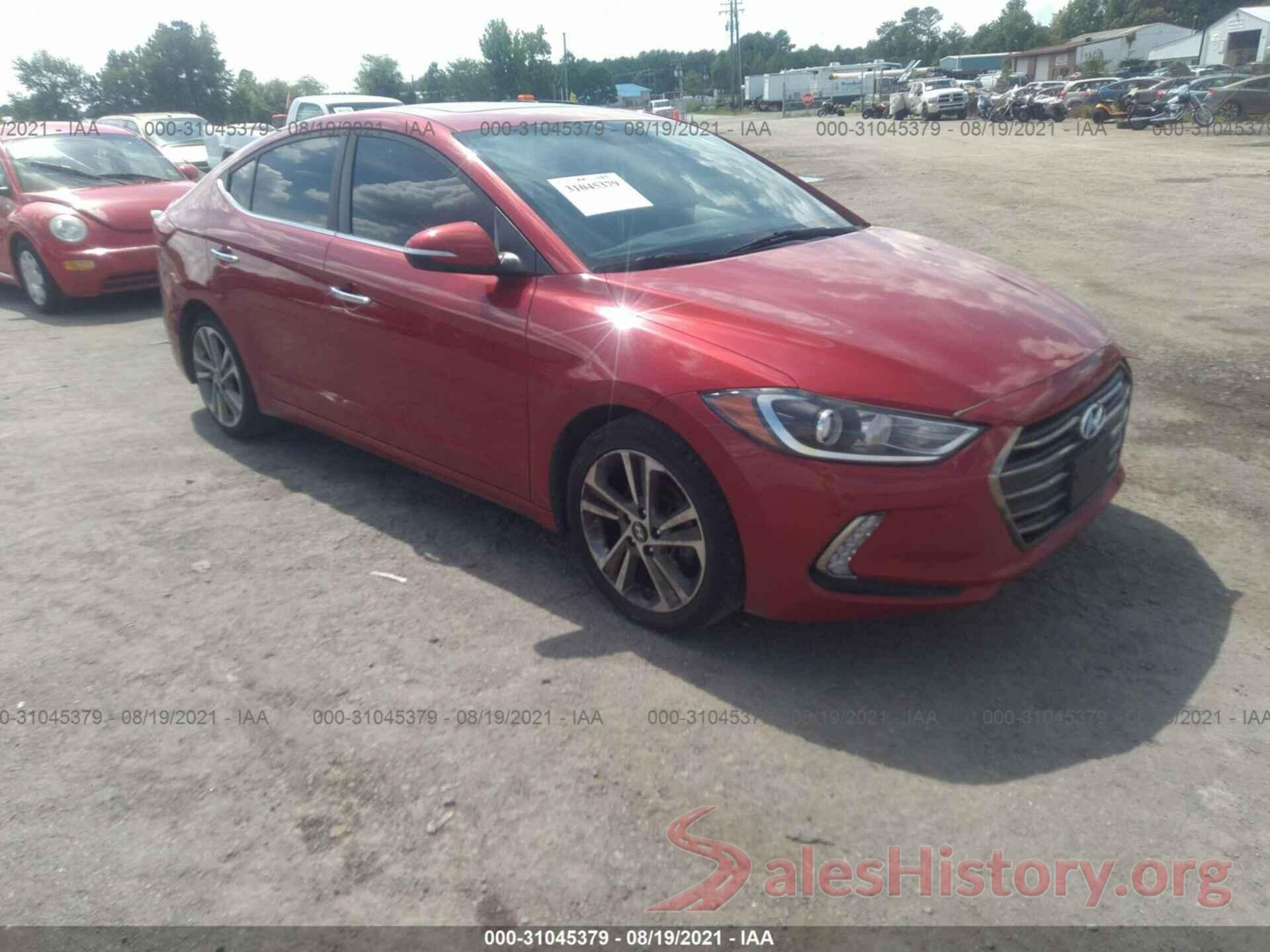 5NPD84LF3HH012420 2017 HYUNDAI ELANTRA