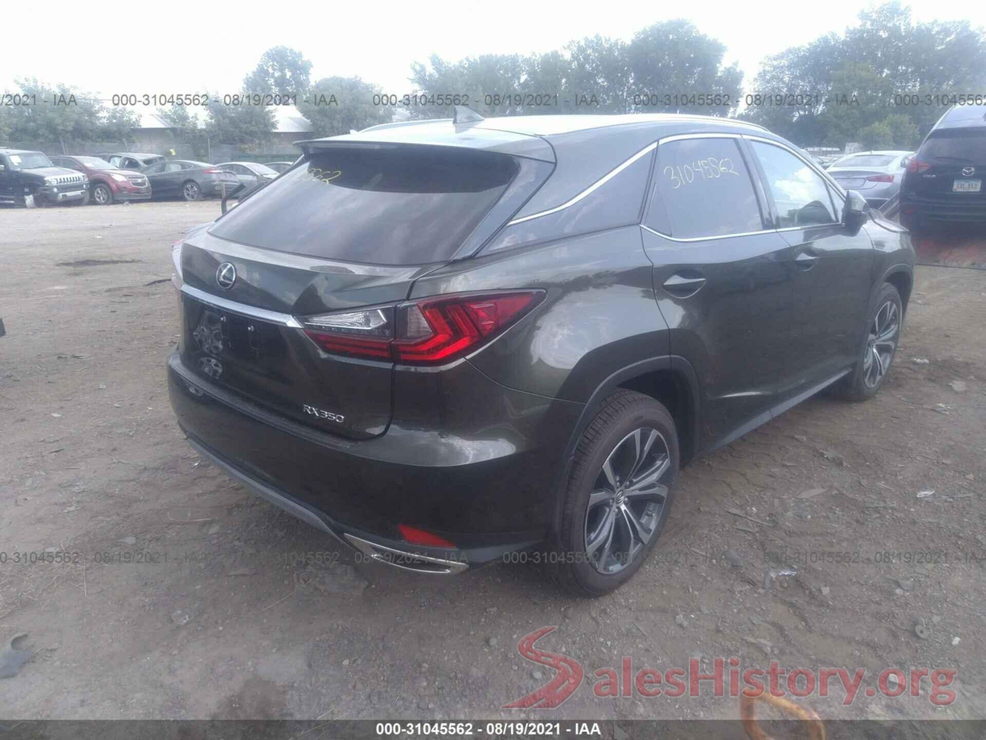 2T2HZMDA6MC299455 2021 LEXUS RX