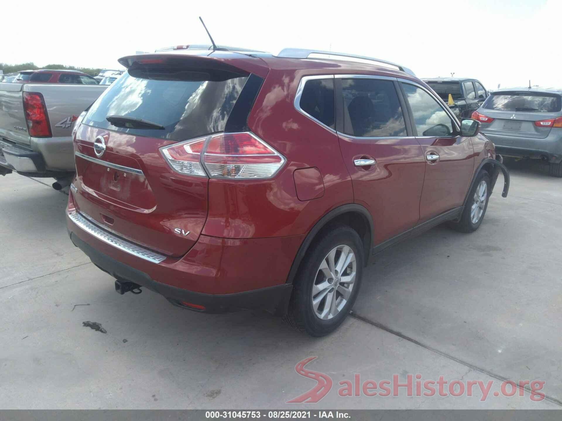 KNMAT2MT1GP609739 2016 NISSAN ROGUE