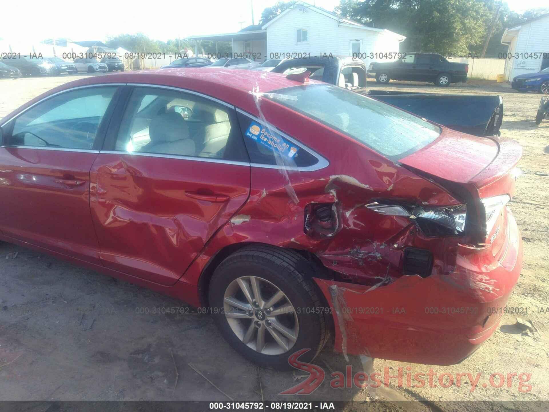 5NPE24AF6HH562204 2017 HYUNDAI SONATA