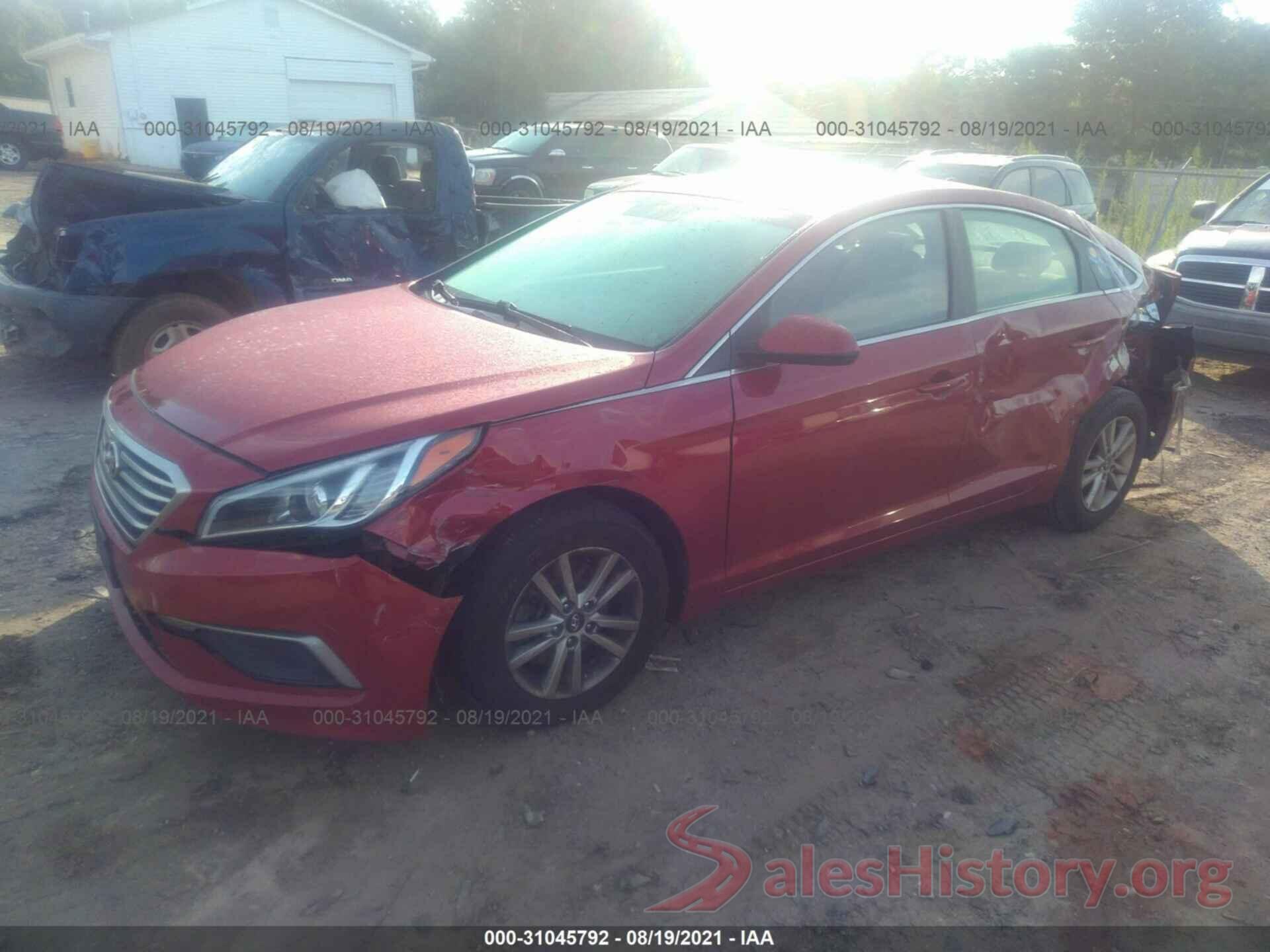 5NPE24AF6HH562204 2017 HYUNDAI SONATA