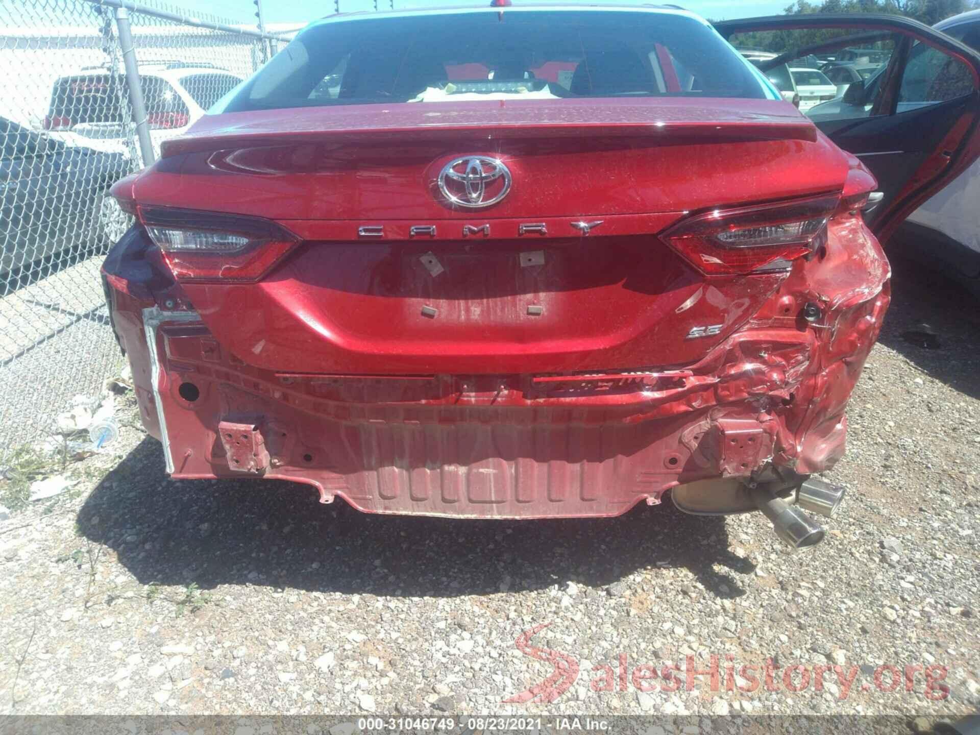 4T1G11AK2MU458876 2021 TOYOTA CAMRY